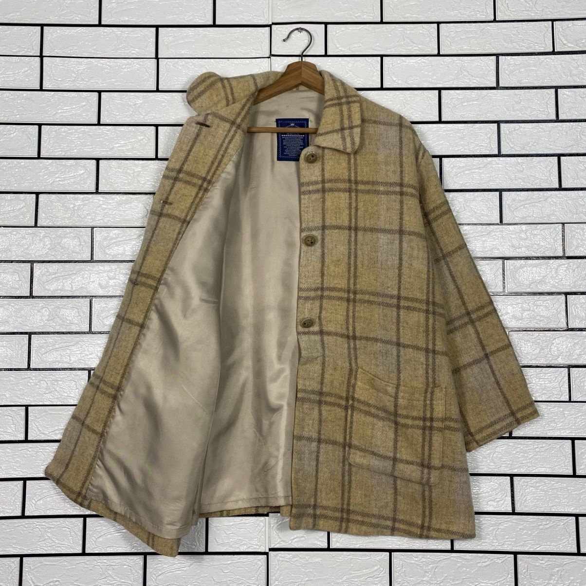 Japanese Brand 📌Vintage Wool Jacket One Way Co Tartan Issey Miyake Size US M / EU 48-50 / 2 - 12 Thumbnail