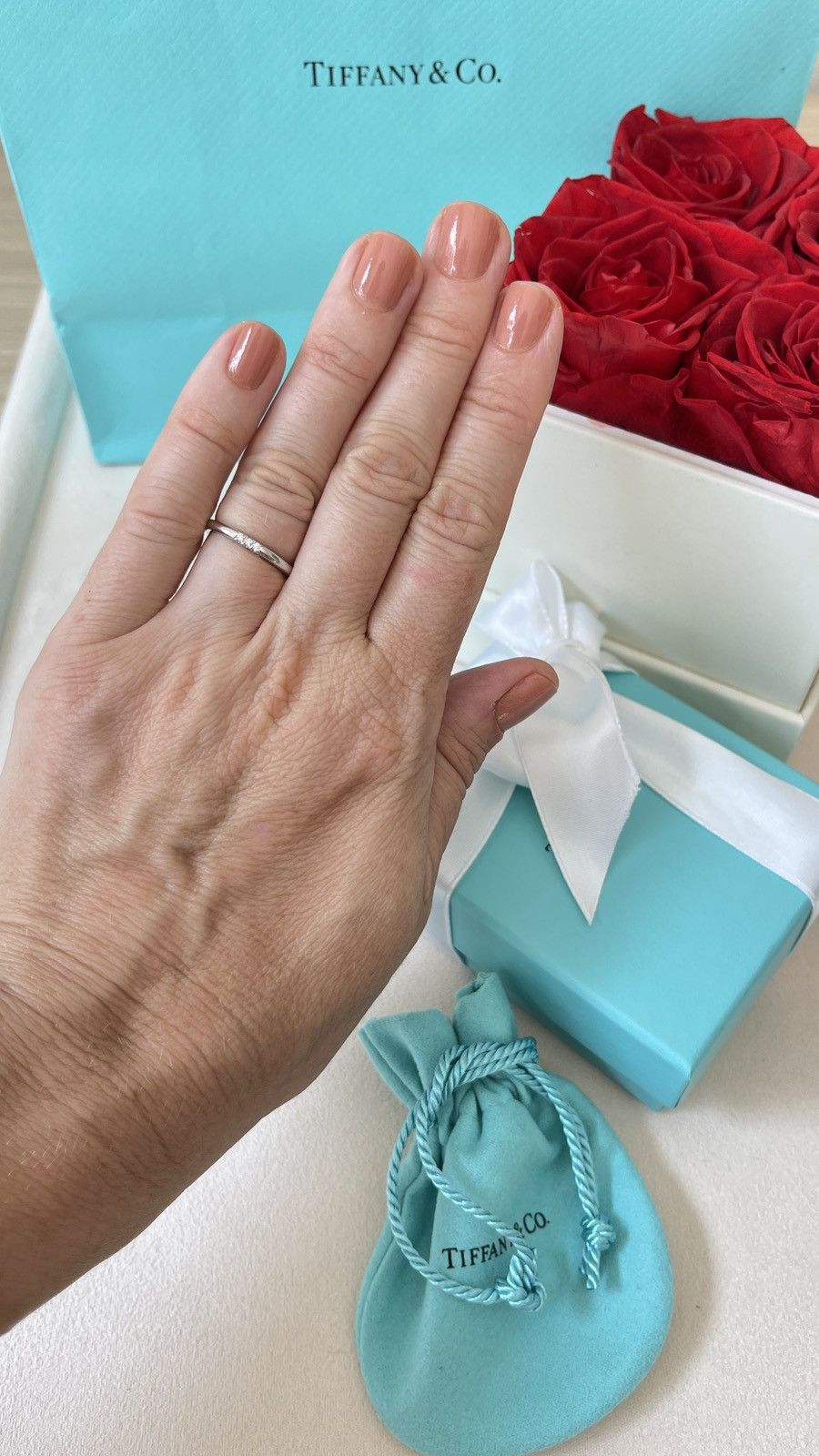 Tiffany & Co. TIFFANY & CO. FOREVER WEDDING BAND RING IN PLATINUM 5 $1850 Size ONE SIZE - 11 Thumbnail