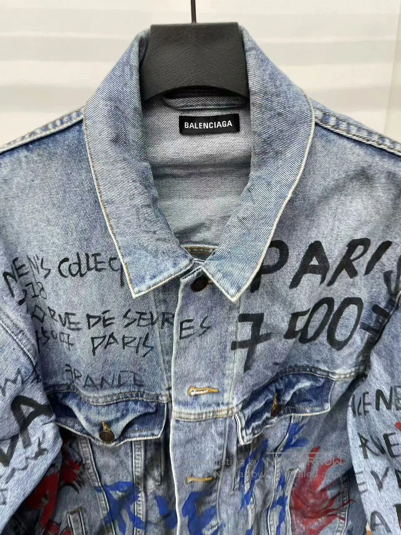 Balenciaga Balenciaga Graffiti Denim Jacket. Size US M / EU 48-50 / 2 - 2 Thumbnail