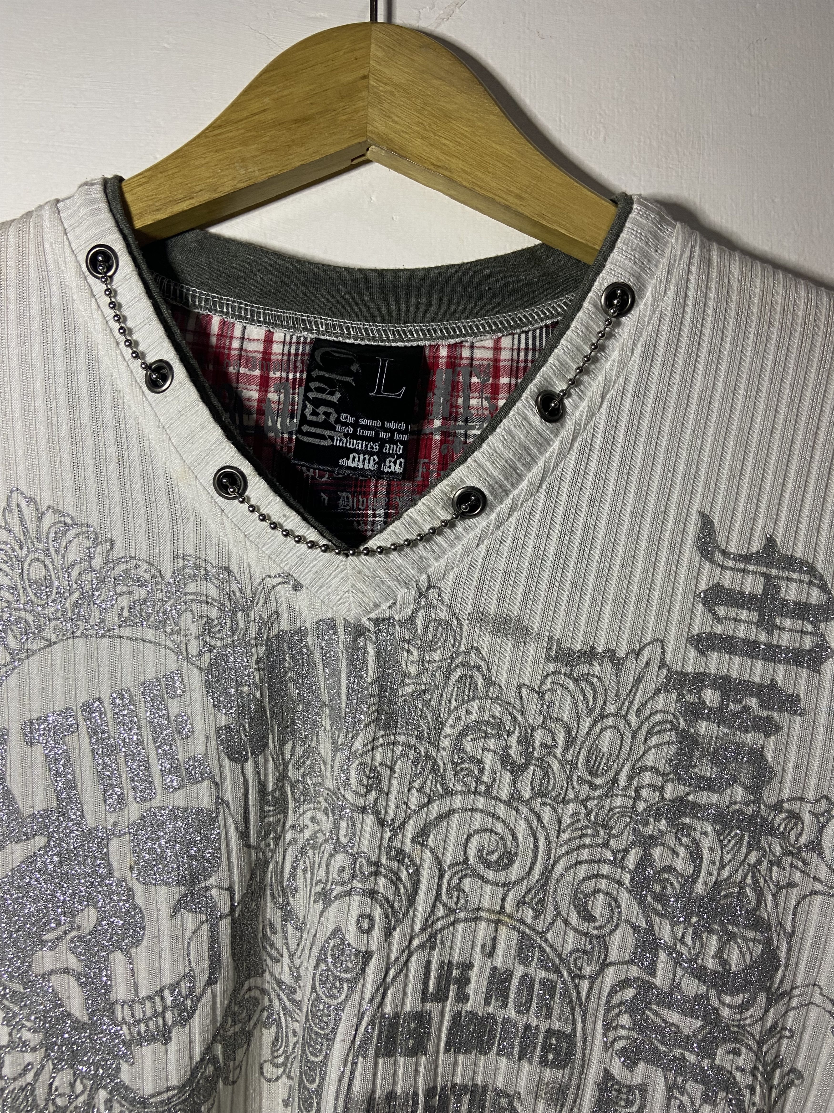 If Six Was Nine × Japanese Brand × Le Grande Bleu (L.G.B.) Vintage Clash Poem y2k styled Size US L / EU 52-54 / 3 - 3 Thumbnail