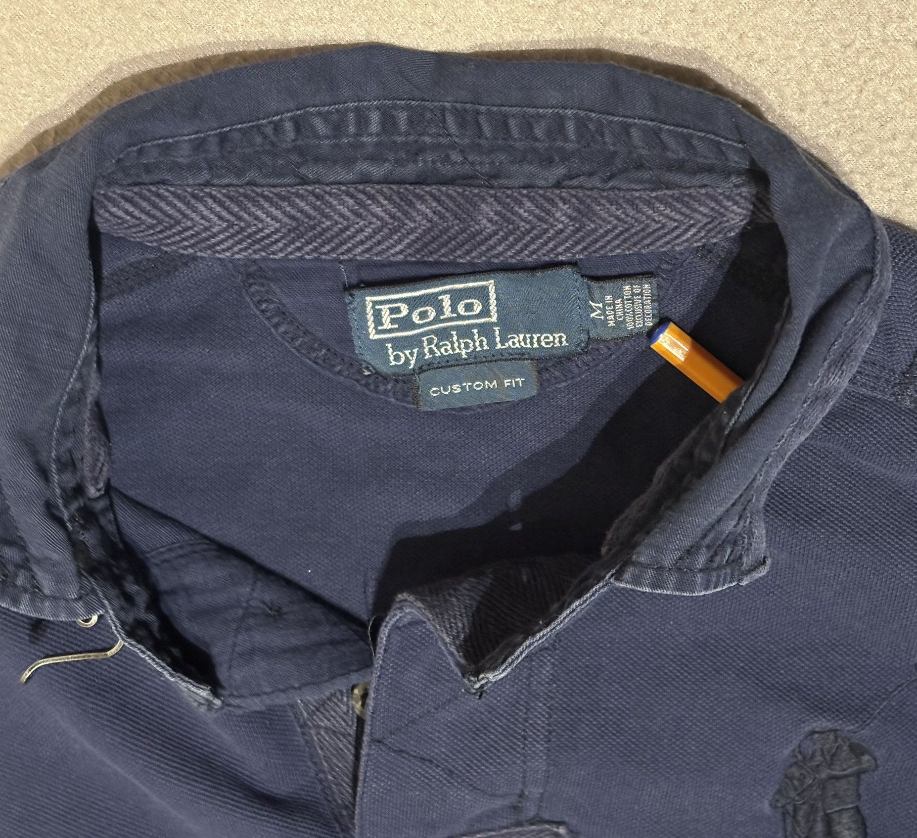 Polo Ralph Lauren Polo Ralph Lauren Rugby Big Pony vintage navy sweatshirt Size US M / EU 48-50 / 2 - 15 Thumbnail