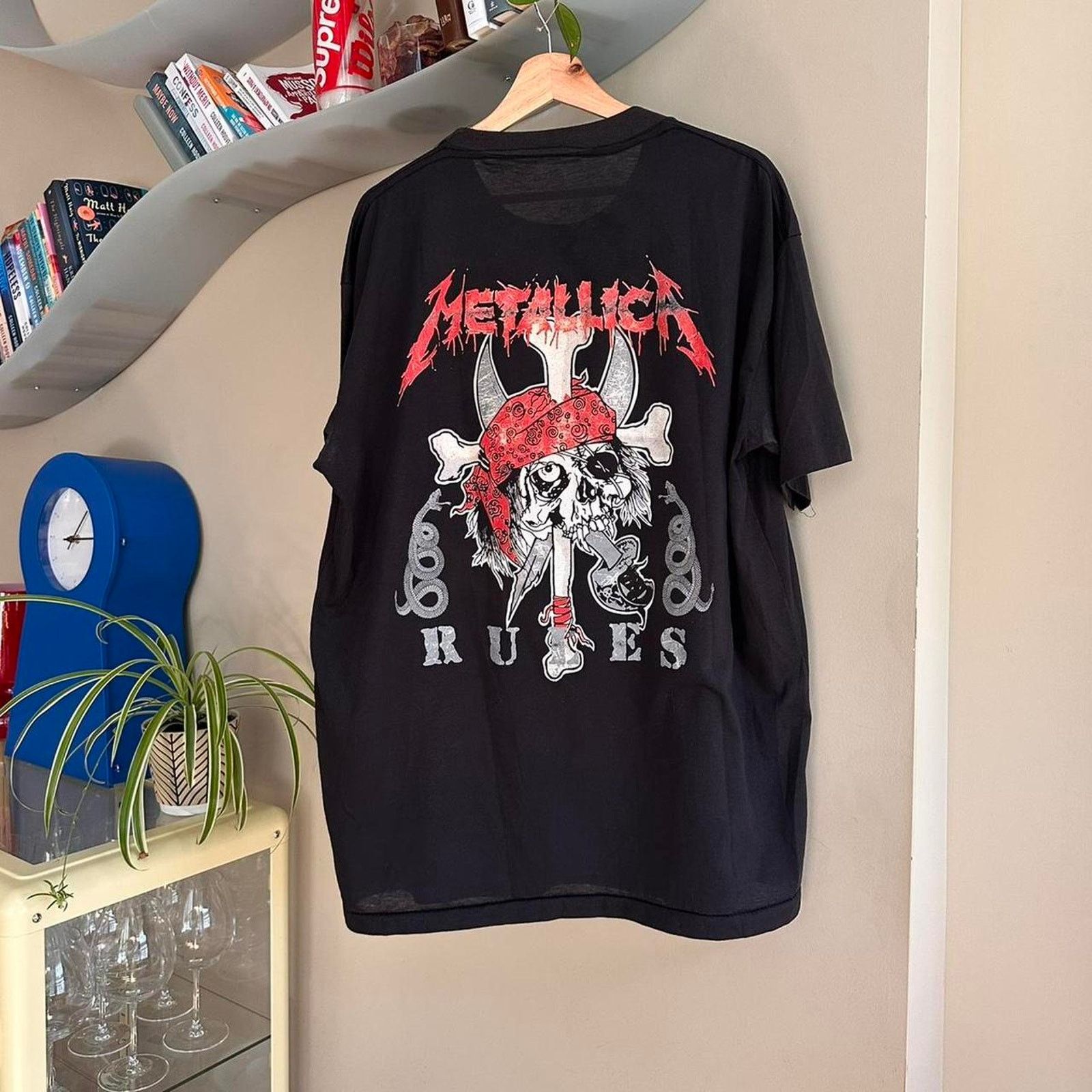 Band Tees × Vintage Vintage 1991 Metallica Band Tee Size US XL / EU 56 / 4 - 6 Thumbnail
