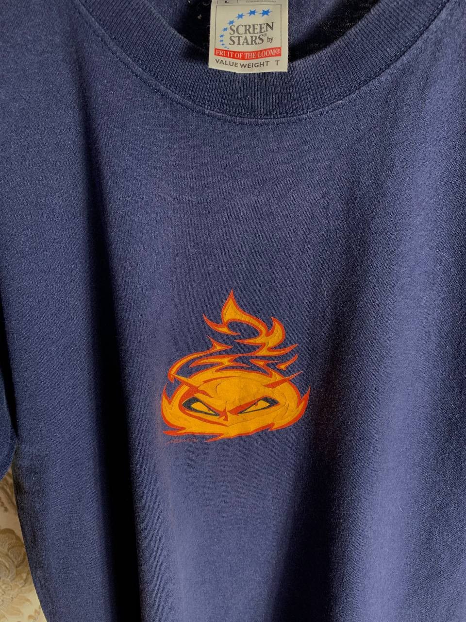 Cartoon Network VERY RARE SPITFIRE FLAME BIG LOGO T-SHIRT MOVIE RETRO 90s Size US L / EU 52-54 / 3 - 4 Thumbnail