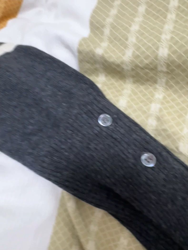 Thom Browne Thom browne Classic dark gray cashmere cardigan jacket 2503 Size US M / EU 48-50 / 2 - 1 Thumbnail