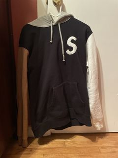 Supreme S Logo Colorblocked Hoodie | Grailed