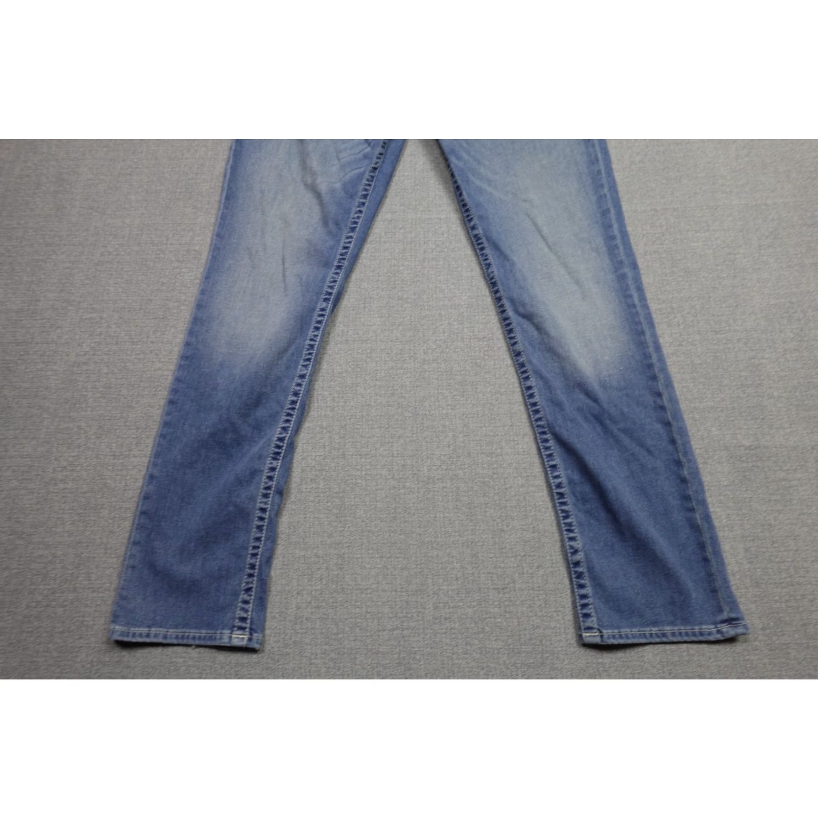 True Religion True Religion Jeans Mens 42x34 Blue Rocco Light Wash Stretch Western Jeans Size US 42 / EU 58 - 3 Thumbnail