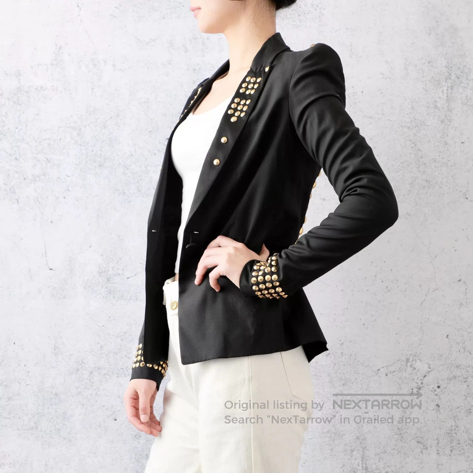 Givenchy GIVENCHY Black Rivet. Size XS / US 0-2 / IT 36-38 - 2 Thumbnail