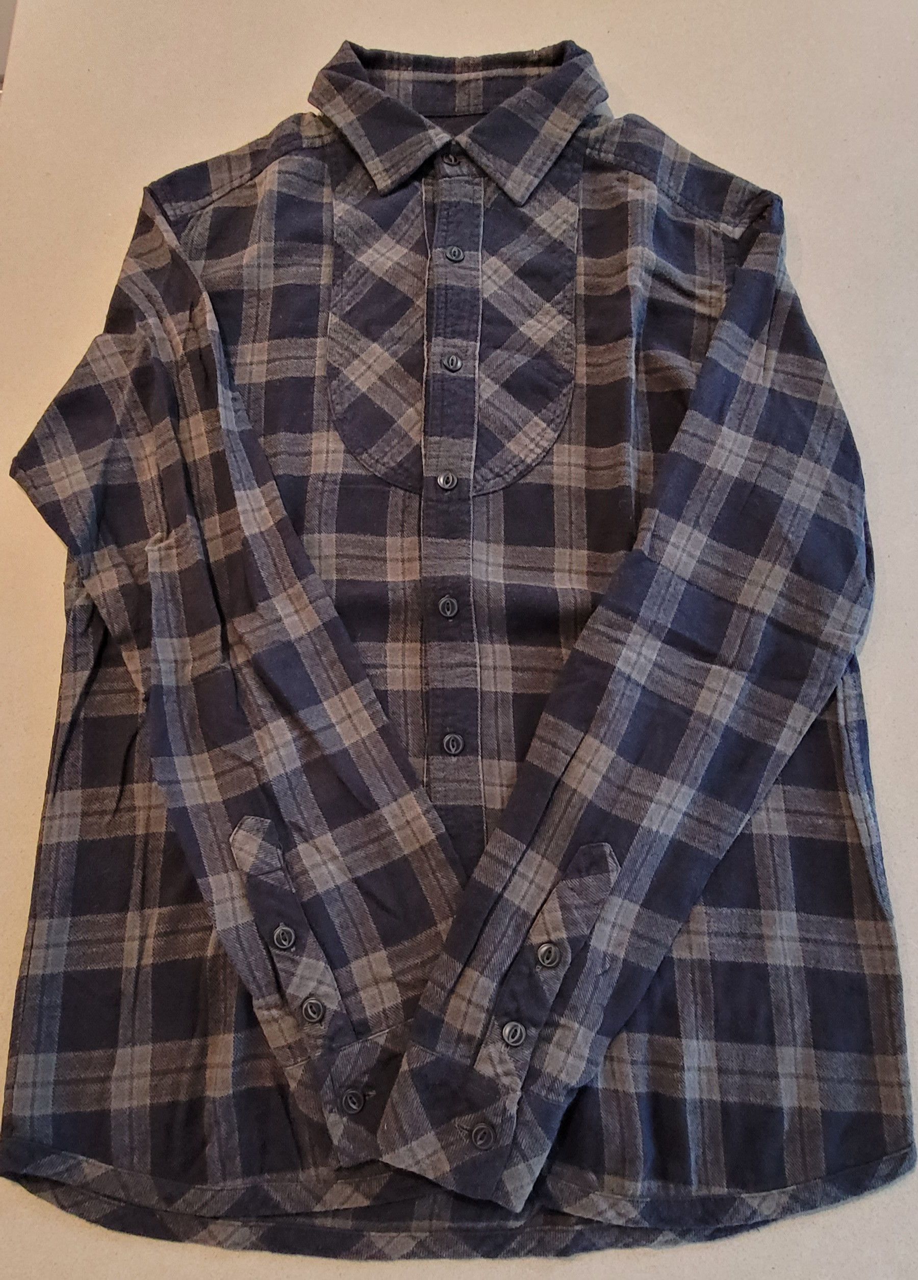Wings + Horns WINGS + HORNS PLAID FLANNEL SHIRT - LONG SLEEVE - MEDIUM Size US M / EU 48-50 / 2 - 1 Thumbnail