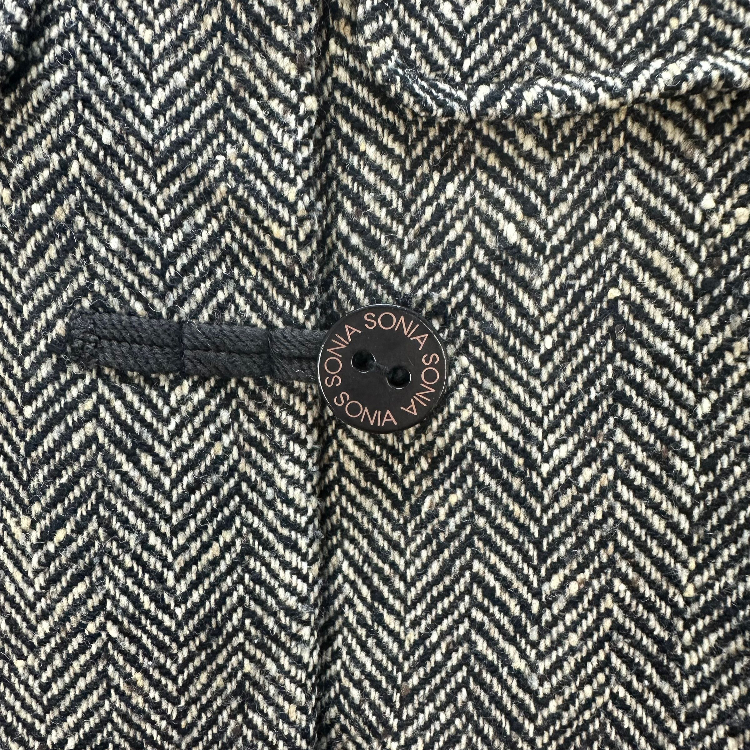 Sonia Rykiel SONIA RYKIEL HOODED COAT JACKET #8381-006 Size XL / US 12-14 / IT 48-50 - 6 Thumbnail