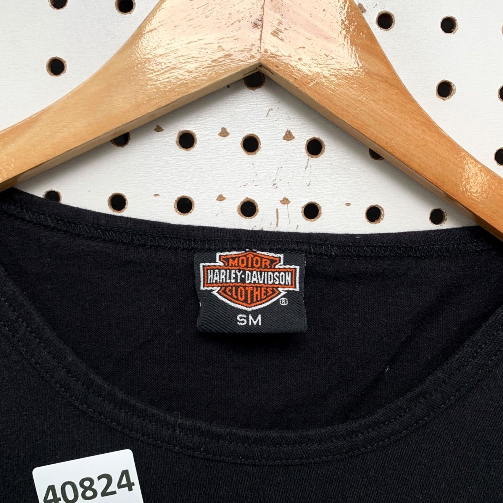 Harley Davidson VINTAGE Harley-Davidson Shirt Women S Black 90s USA NH Single Stitch T-Shirt Size S / US 4 / IT 40 - 3 Thumbnail