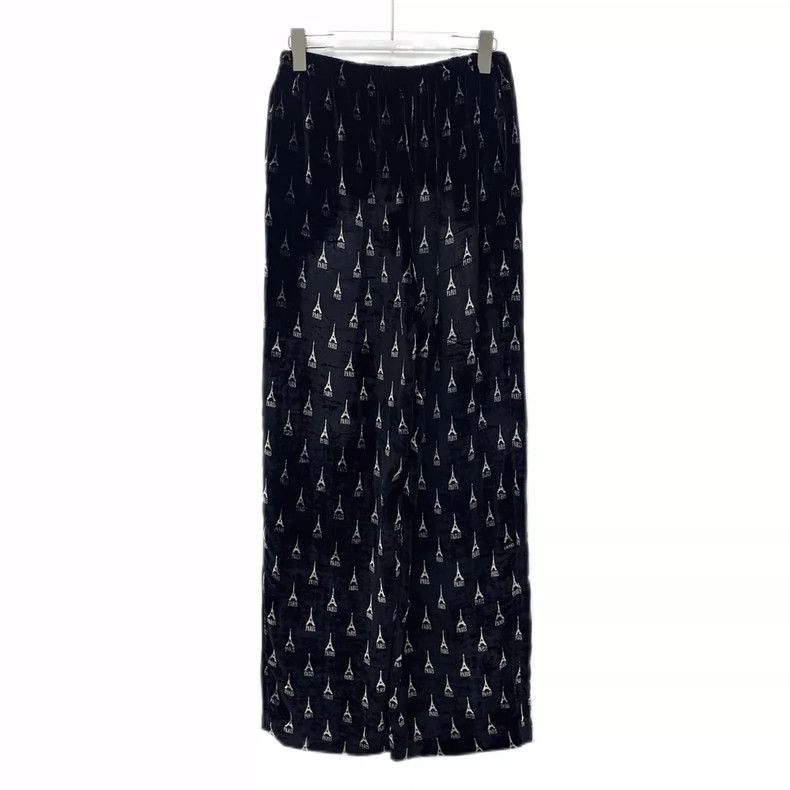Balenciaga Balenciaga Black Iron Tower Intarsia Full Print Corduroy C Size US 44 / EU 60 - 2 Thumbnail
