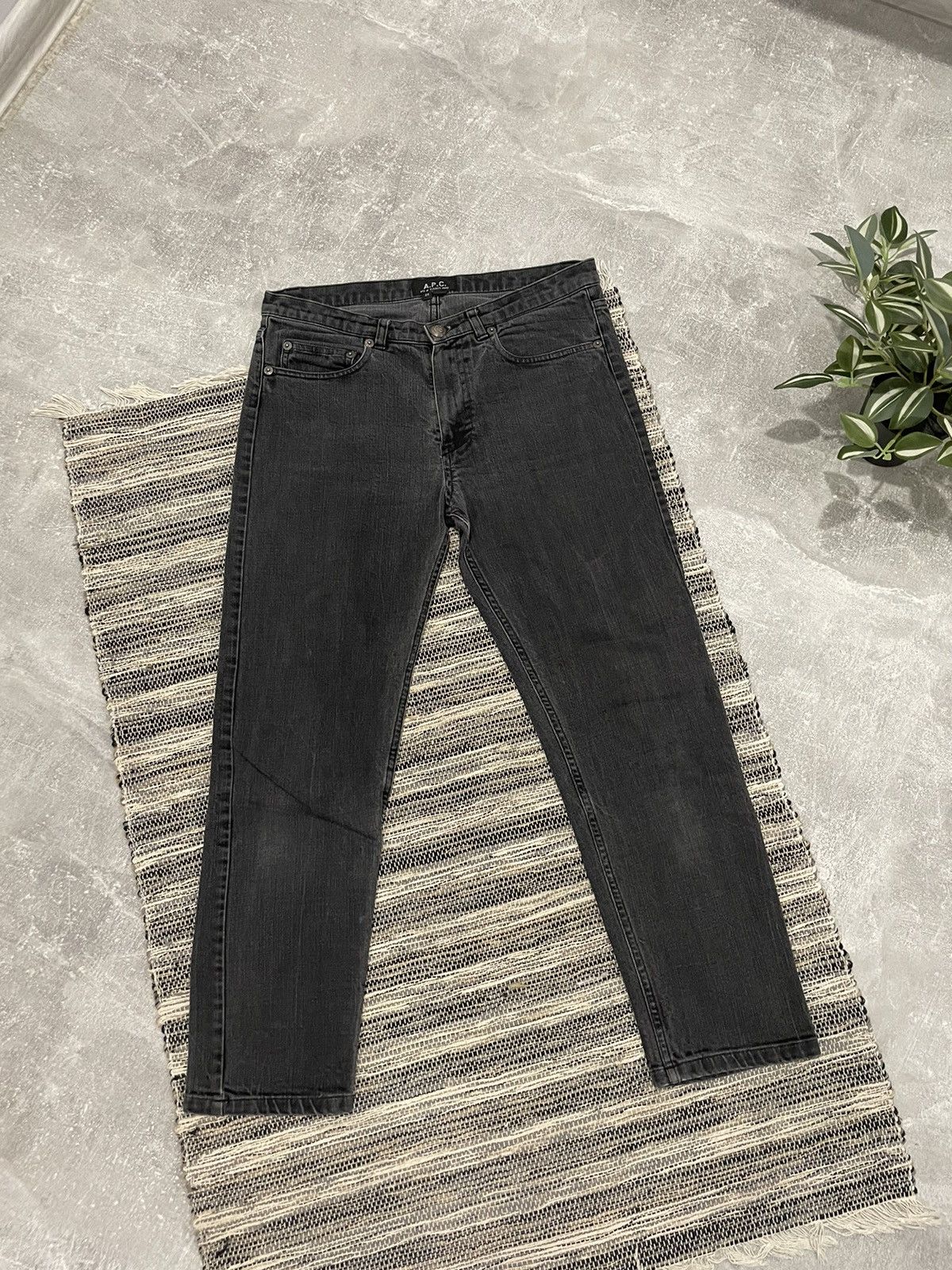 image of A P C x Avant Garde Jeans Denim Pants Rue Paris Y2K Mercer Old Money, Men's (Size 26)