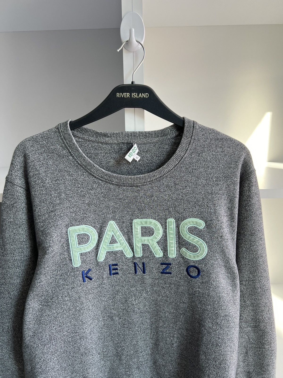 Kenzo × Vintage Vintage Kenzo Paris Crew Neck Sweatshirt Luxury Designer Size US M / EU 48-50 / 2 - 8 Thumbnail