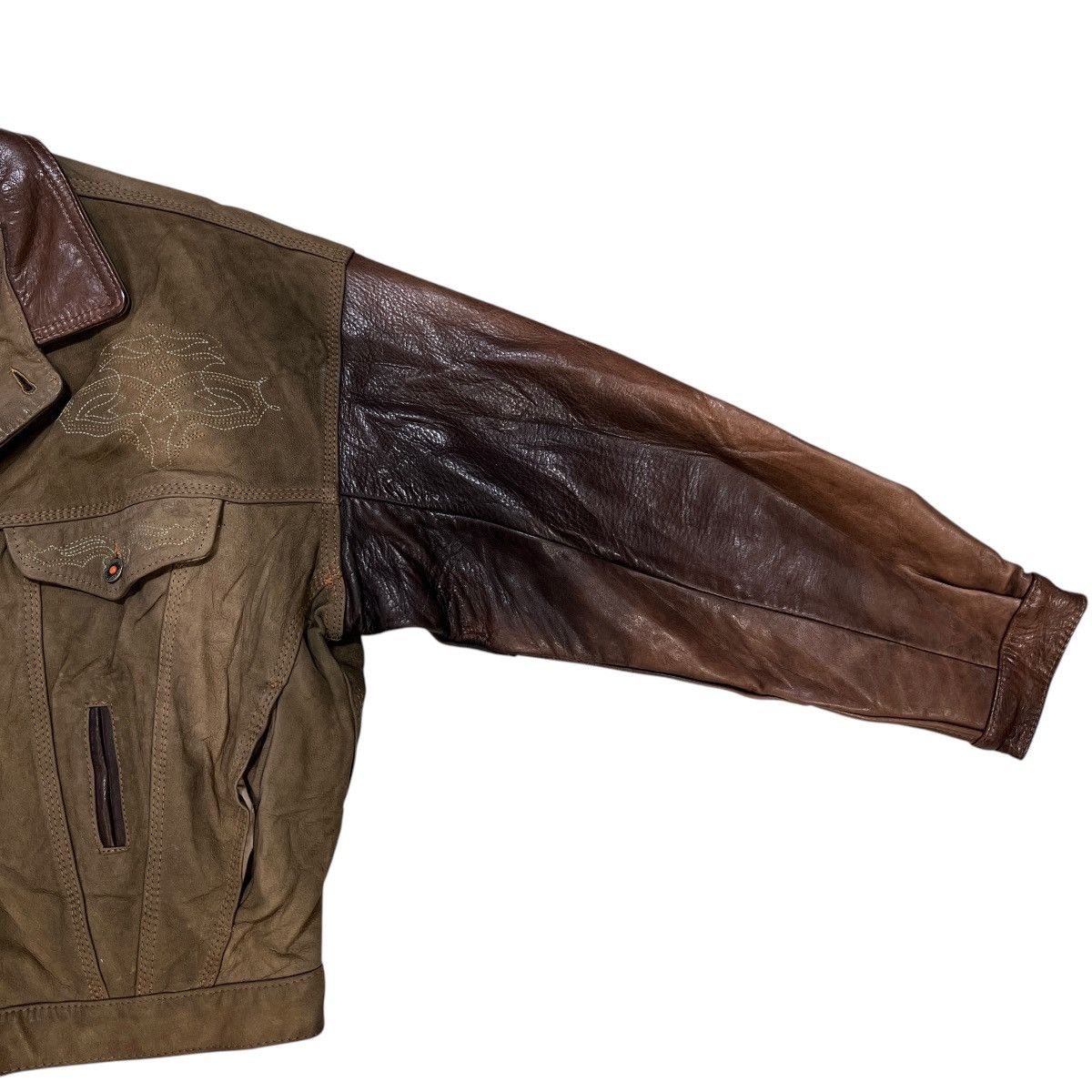 Artisan Outfitters 💥 Vintage Kudsak Artisanal Industrial Product Leather Jacket Size US L / EU 52-54 / 3 - 10 Thumbnail