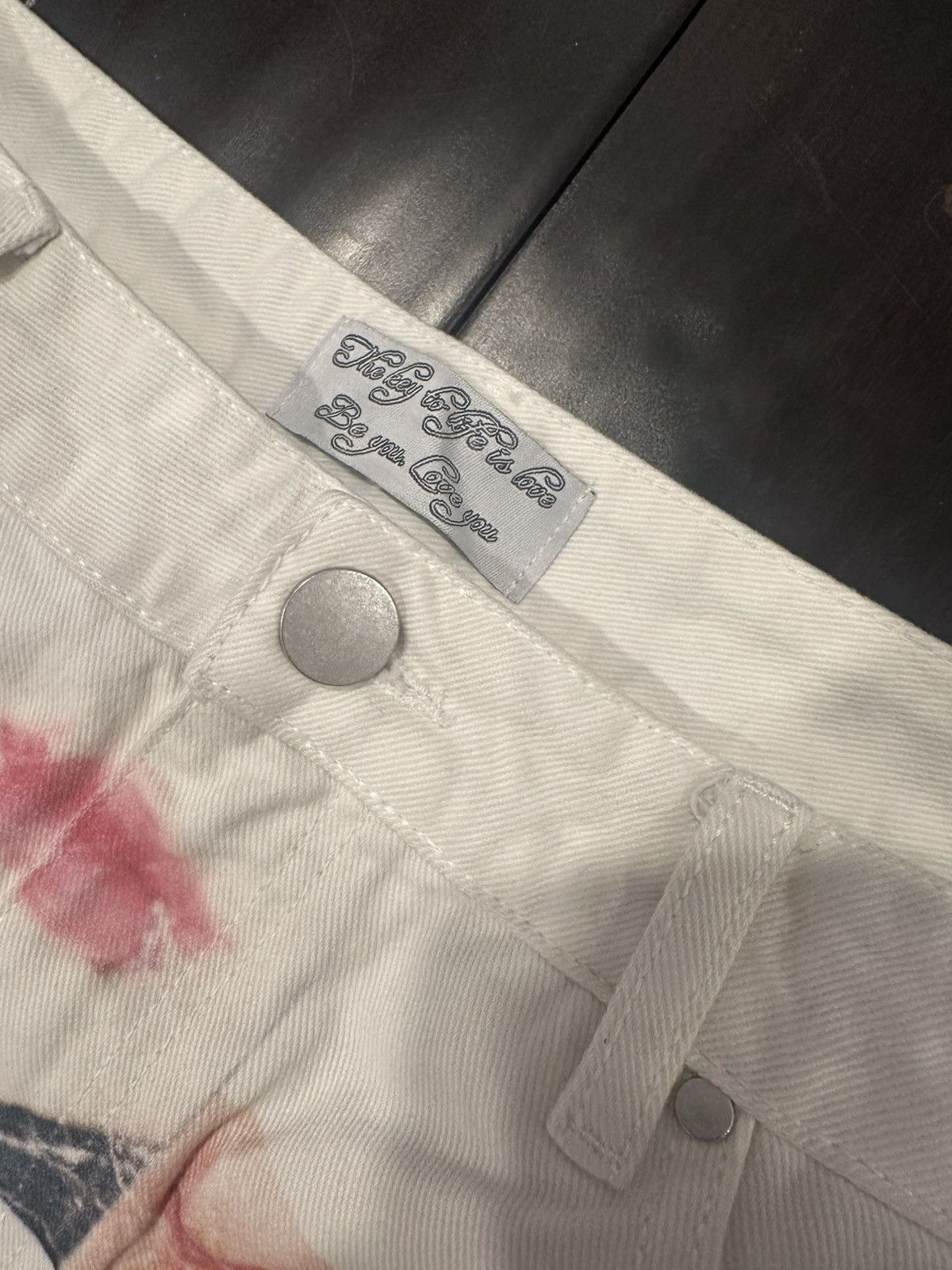 Other White flared pierced denim Size US 32 / EU 48 - 4 Thumbnail