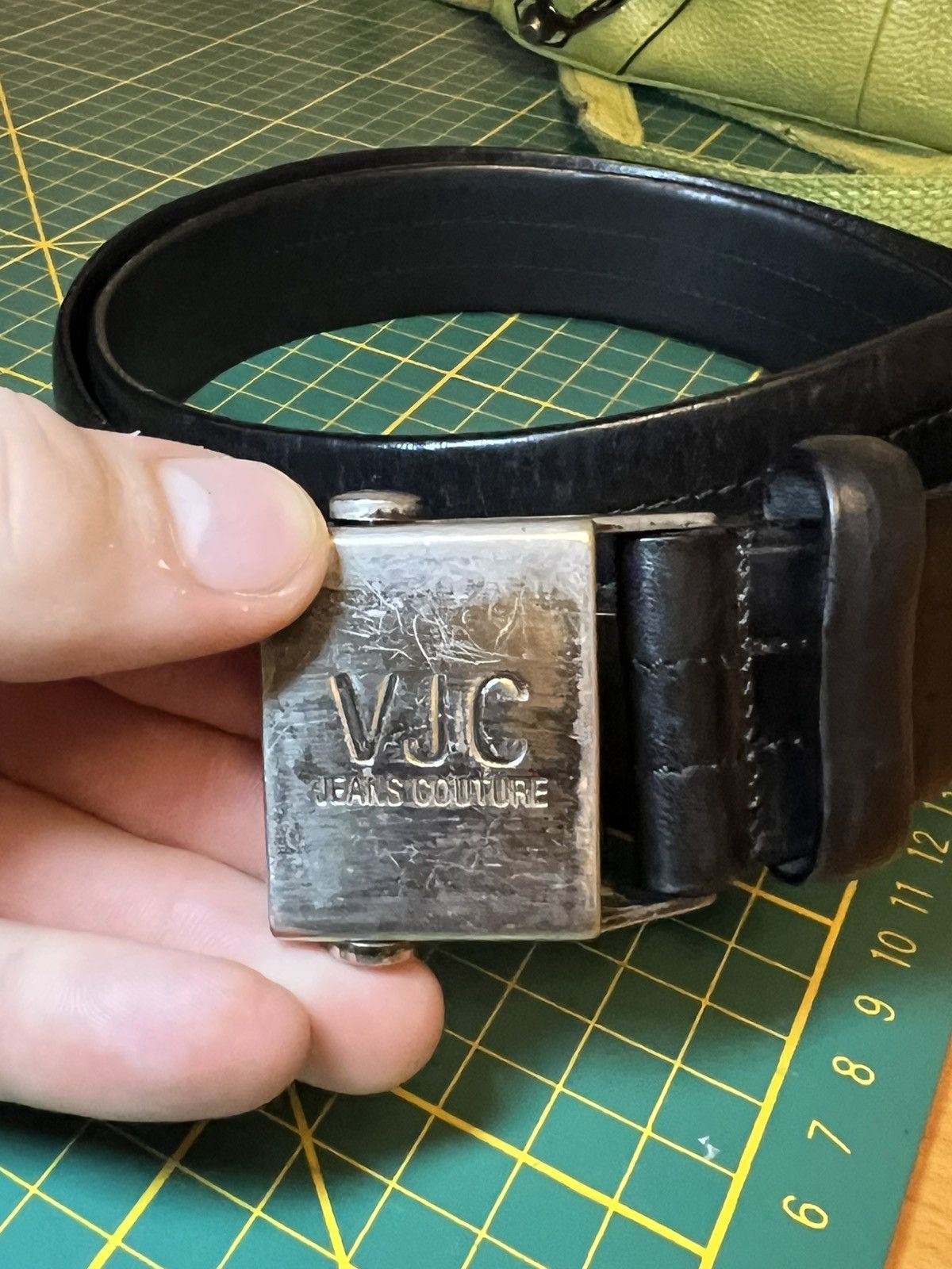 Versace Jeans Couture Vintage Versace Jeans Couture fully adjustable leather belt Size ONE SIZE - 2 Thumbnail