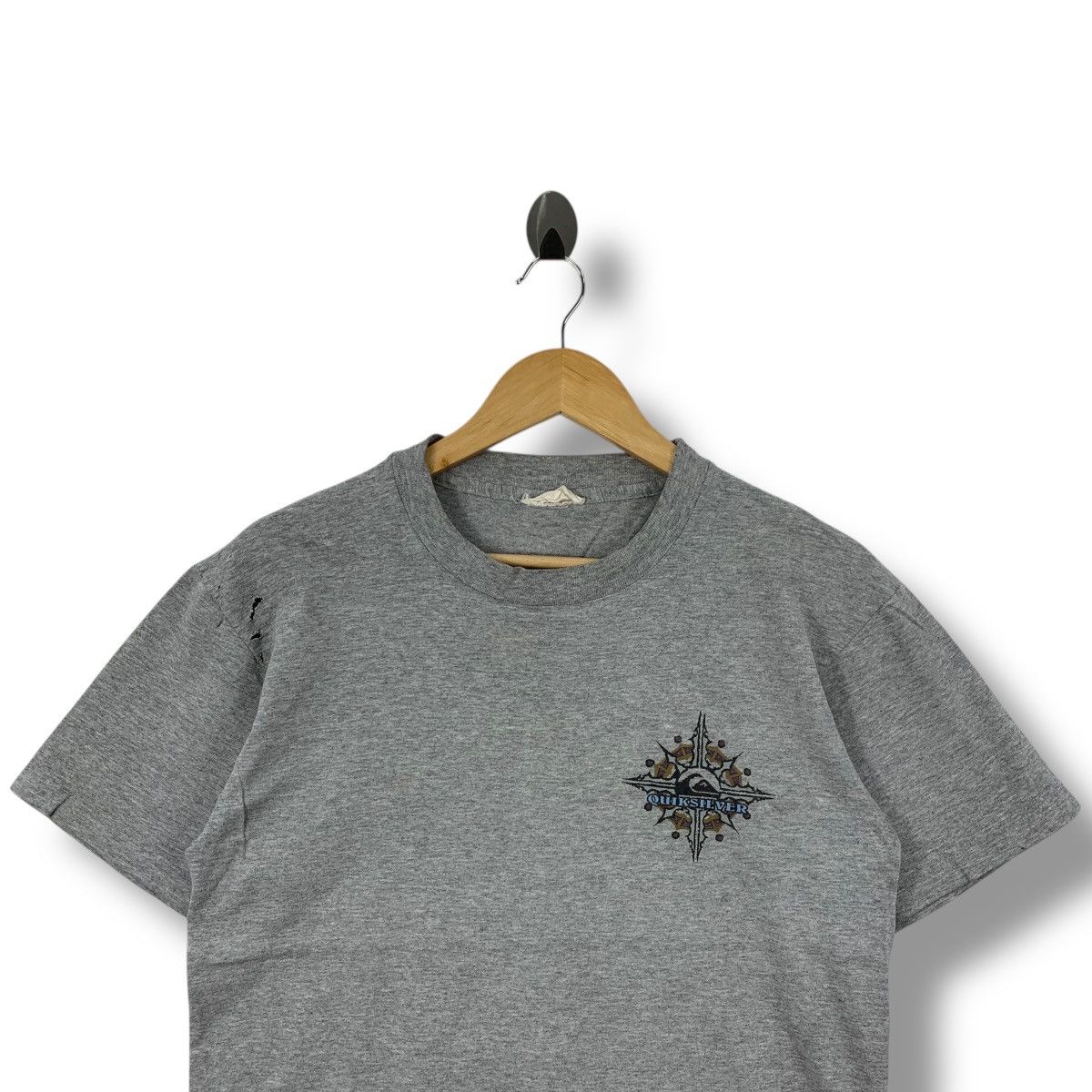 Quiksilver Vintage 90's QUIKSILVER INTERNATIONAL Graphic Surf Tee Shirt Size US M / EU 48-50 / 2 - 4 Thumbnail