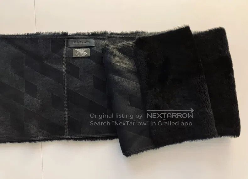 Hermes Hermes size 23x200cm Show model fur and leather integrated Size ONE SIZE - 2 Thumbnail