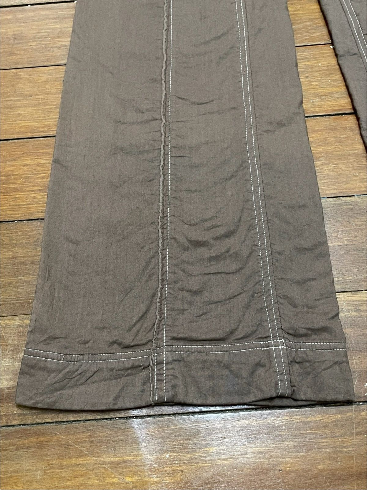 If Six Was Nine × Japanese Brand × Le Grande Bleu (L.G.B.) Very Rare Vintage Japanese Brand Blue Jam Flared Pants 2000s Size US 28 / EU 44 - 7 Thumbnail