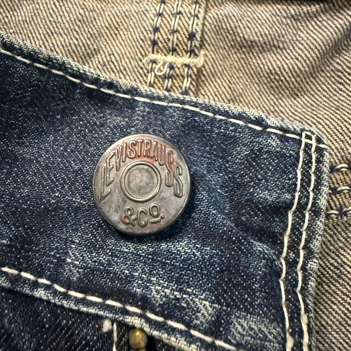 If Six Was Nine 🔥🇯🇵 Vintage 90s Levis Japanese Distressed Rusty Denim Size US 32 / EU 48 - 11 Thumbnail