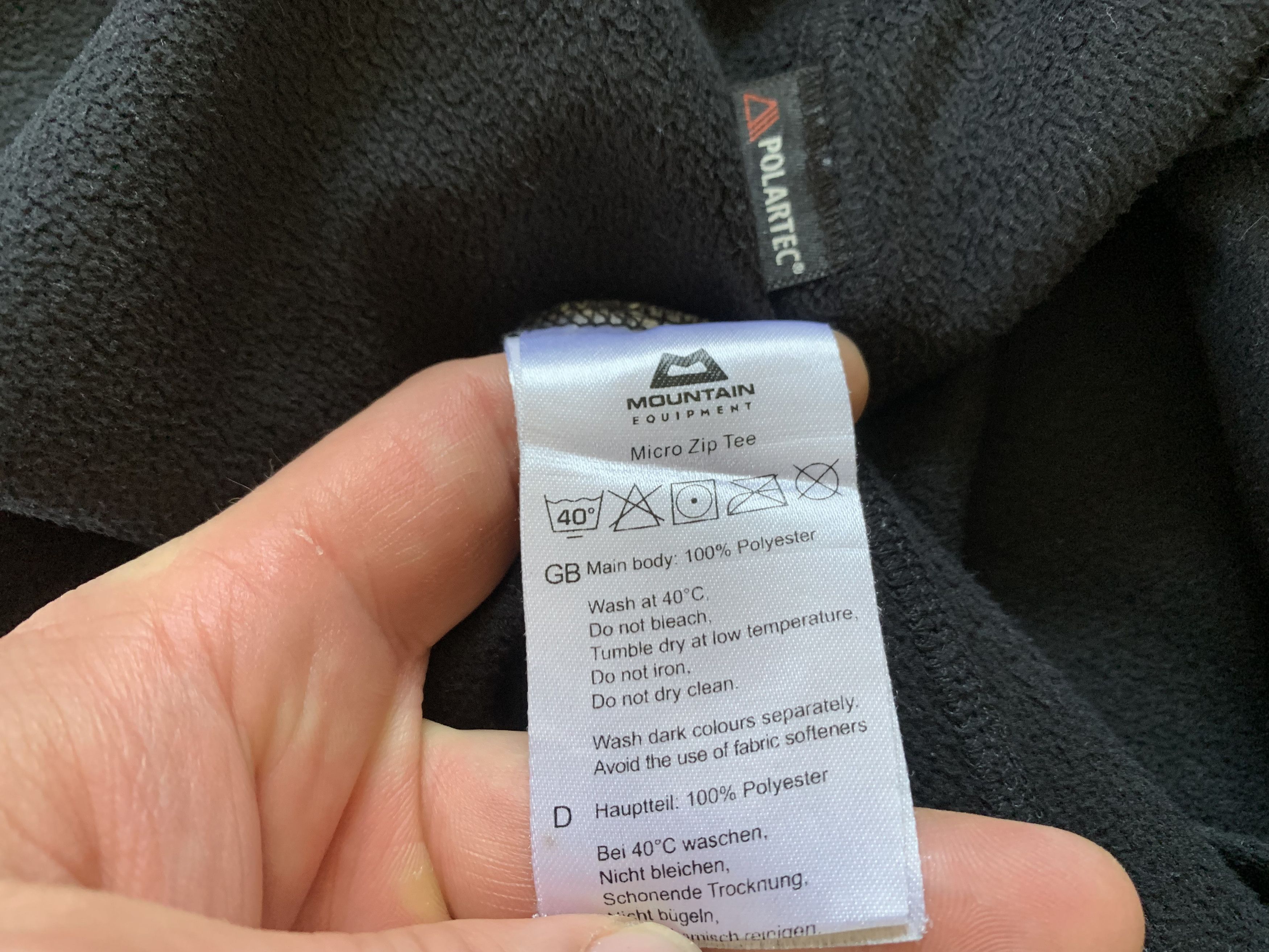 Mountain Equipment Mens Mountain Equipment Quarter Zip Polartec Fleece Size US L / EU 52-54 / 3 - 9 Thumbnail