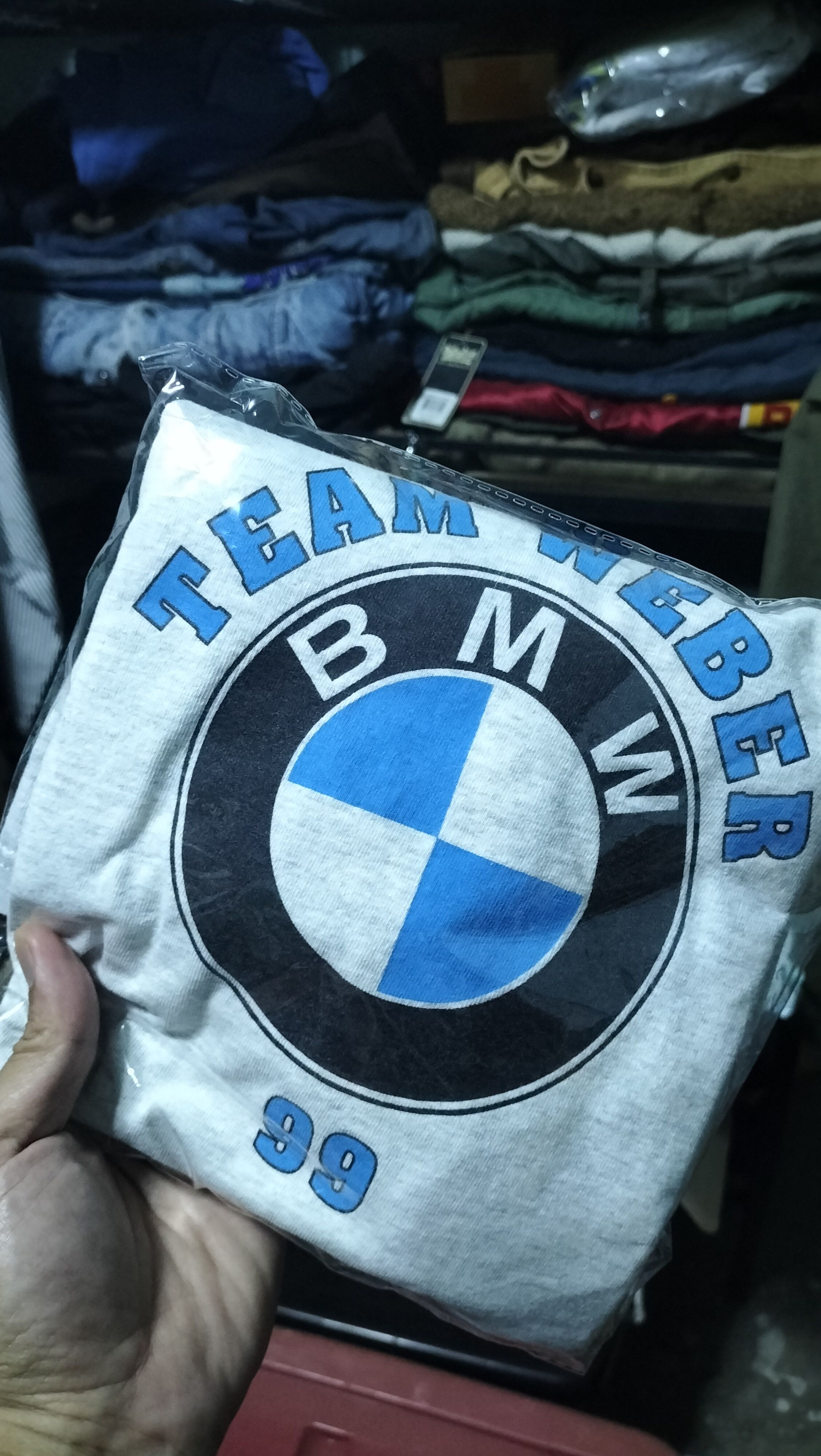 BMW Vintage 99 BMW Weber Team Tshirts Sportswear Size US M / EU 48-50 / 2 - 7 Thumbnail