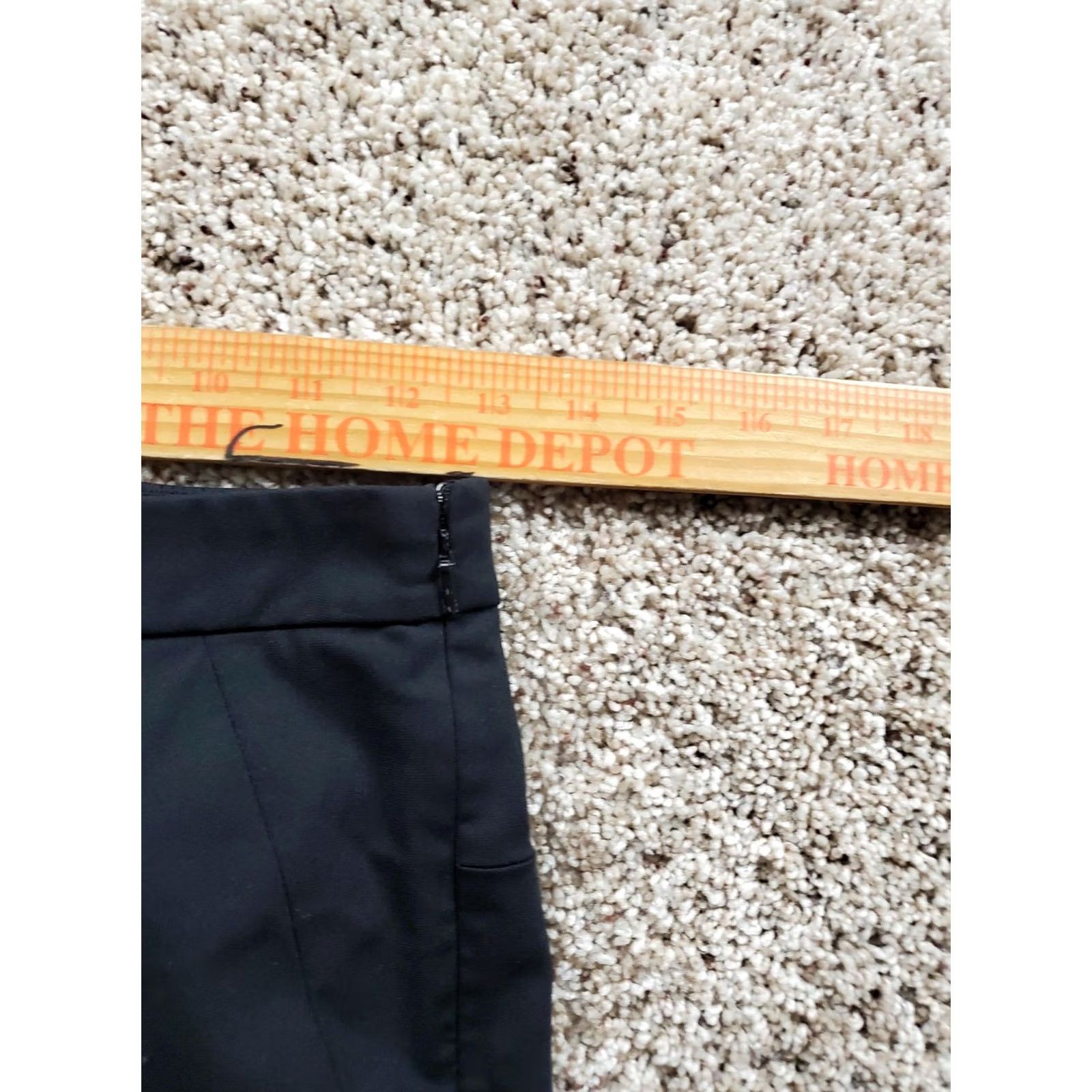 Vintage Ministry of Supply Pants Womens 00 Black Slim Fit Stretch Dress Office Side Zip Ankle Pocket Mid Rise 27.5in Chino Workwear Mens Womens? Size 24" / US 00 / IT 34 - 6 Thumbnail