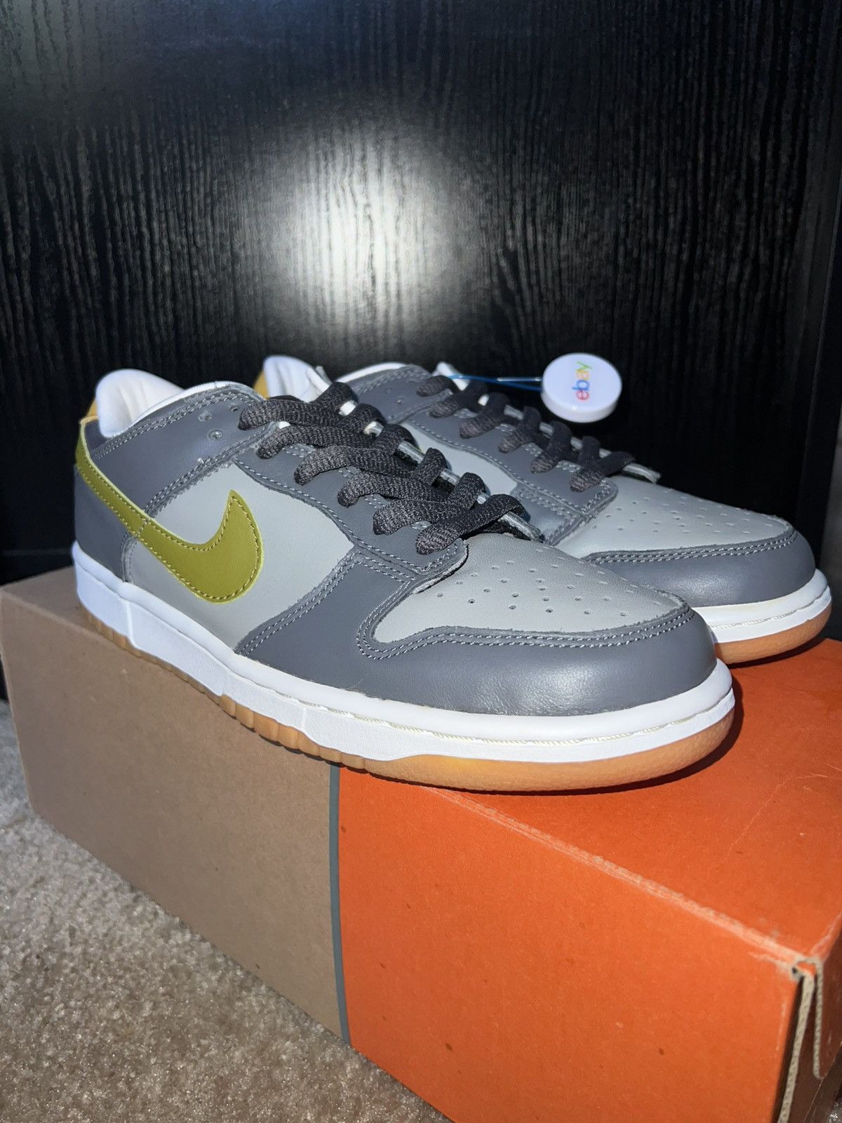 Nike Nike Dunk Low Pro B Graphite Camper Green 2002 Size 8.5 DS Size US 8.5 / EU 41-42 - 4 Thumbnail