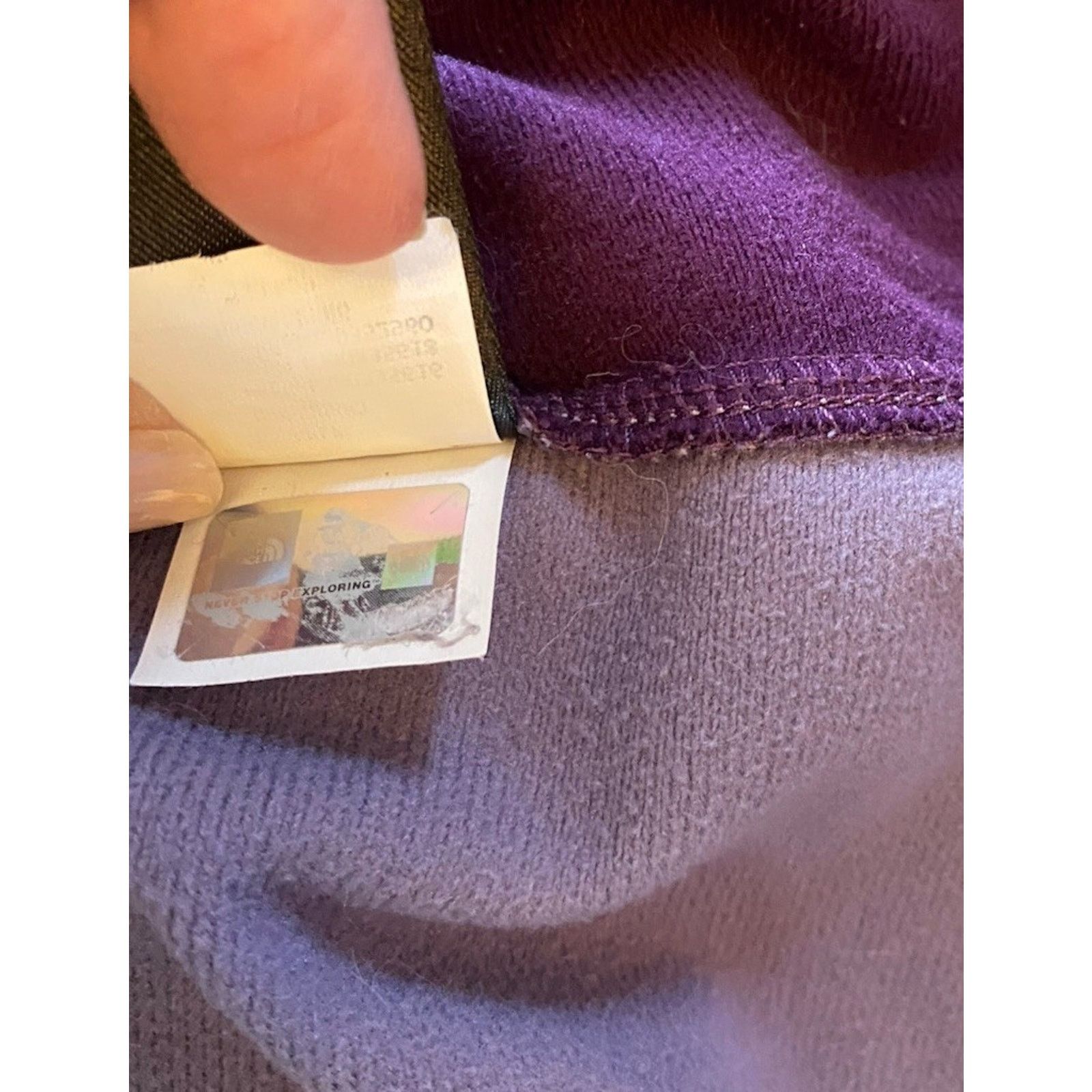The North Face North Face Hooded Zip Jacket Women’s Small Violet Purple Size S / US 4 / IT 40 - 4 Thumbnail