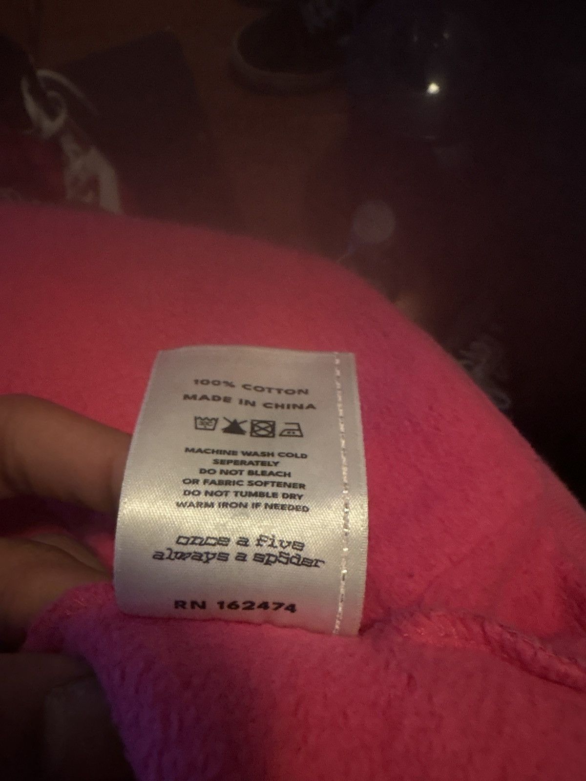 Sp5der Sp5der pink beluga hoodie Size US S / EU 44-46 / 1 - 5 Thumbnail