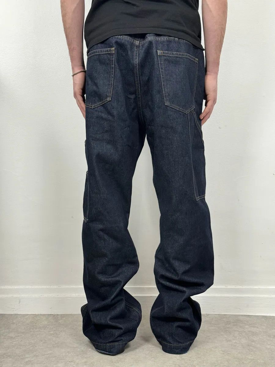 Dries Van Noten Dries Van Noten Navy Brut Denim Carpenter Jeans Size US 37 - 5 Thumbnail