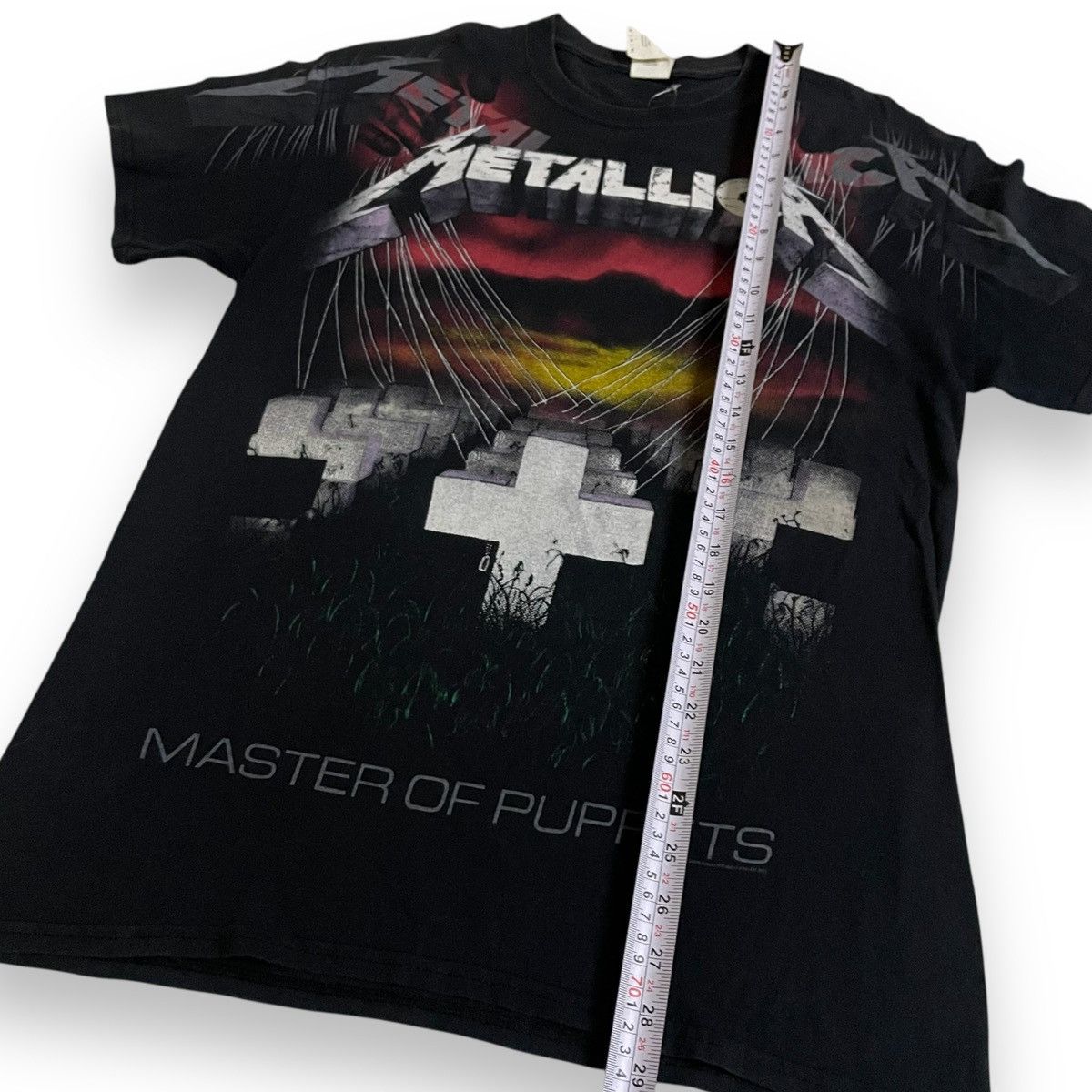 Metallica Vintage Metallica Adult Master of Puppets Band Tees Size US M / EU 48-50 / 2 - 9 Thumbnail