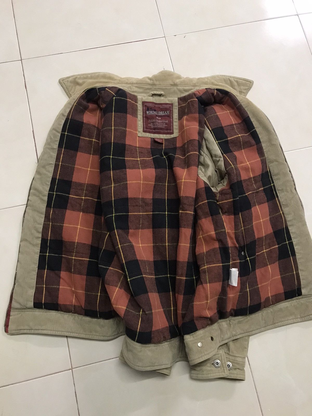 Who A.U. VINTAGE WHO.A.U DREAM CORDUROY JACKET Size US L / EU 52-54 / 3 - 9 Thumbnail
