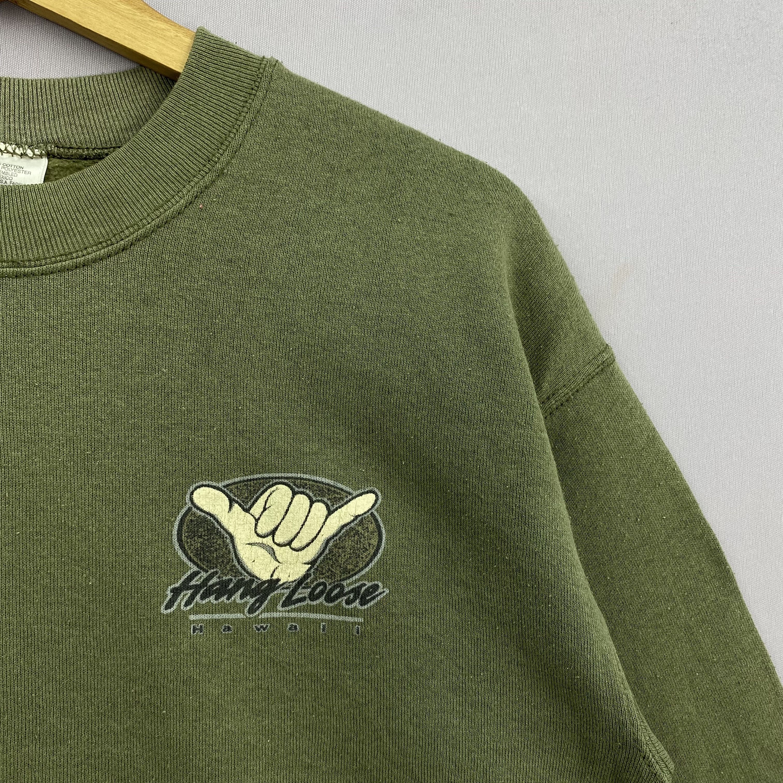 Vintage Vintage Hang Loose Hawaii Surf Sweatshirt Shaka Sign Size US M / EU 48-50 / 2 - 5 Thumbnail