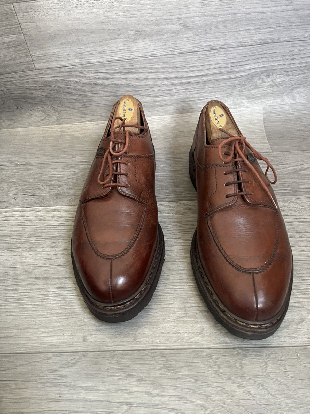 Paraboot Paraboot Avignon brown leather derby shoes uk 7.5 Size US 8.5 / EU 41-42 - 2 Thumbnail
