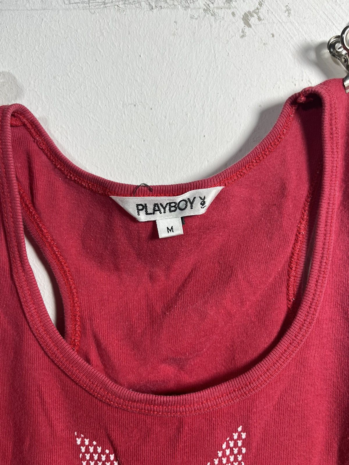 Playboy Y2K Playboy Tank Top | Rhinestone Bunny Logo Size M / US 6-8 / IT 42-44 - 3 Thumbnail