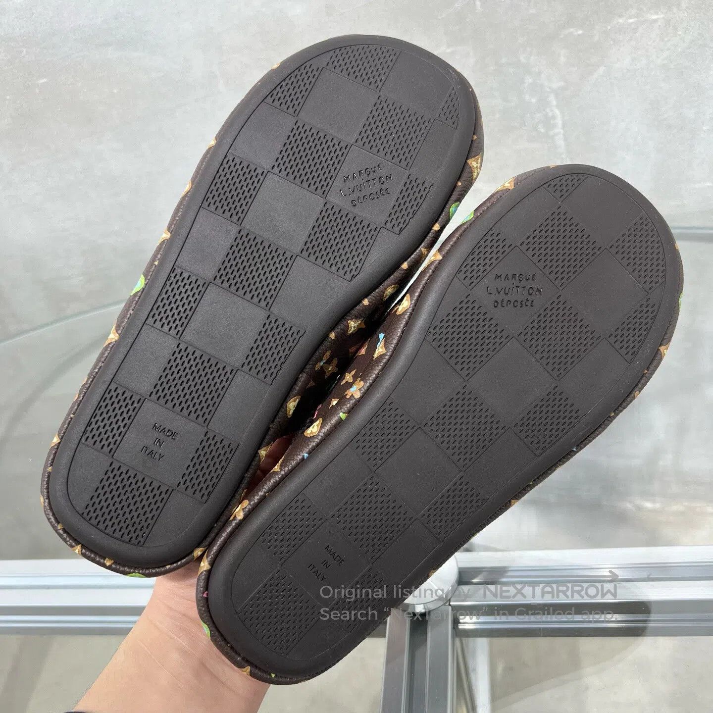 Louis Vuitton Louis Vuitton Tyler Full-Imprint Black Sancai Pottery, Bro Size US 5.5 / IT 35.5 - 7 Thumbnail