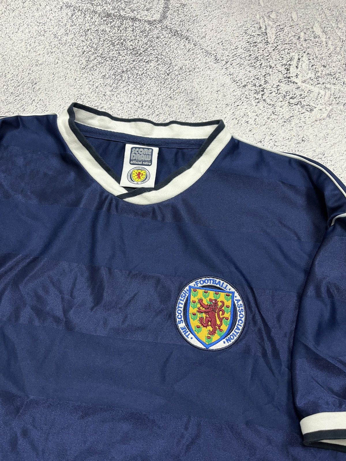 Other Score Draw Scotland 1996/98 Retro Home Shirt Soccer Jersey Size US XXL / EU 58 / 5 - 5 Thumbnail