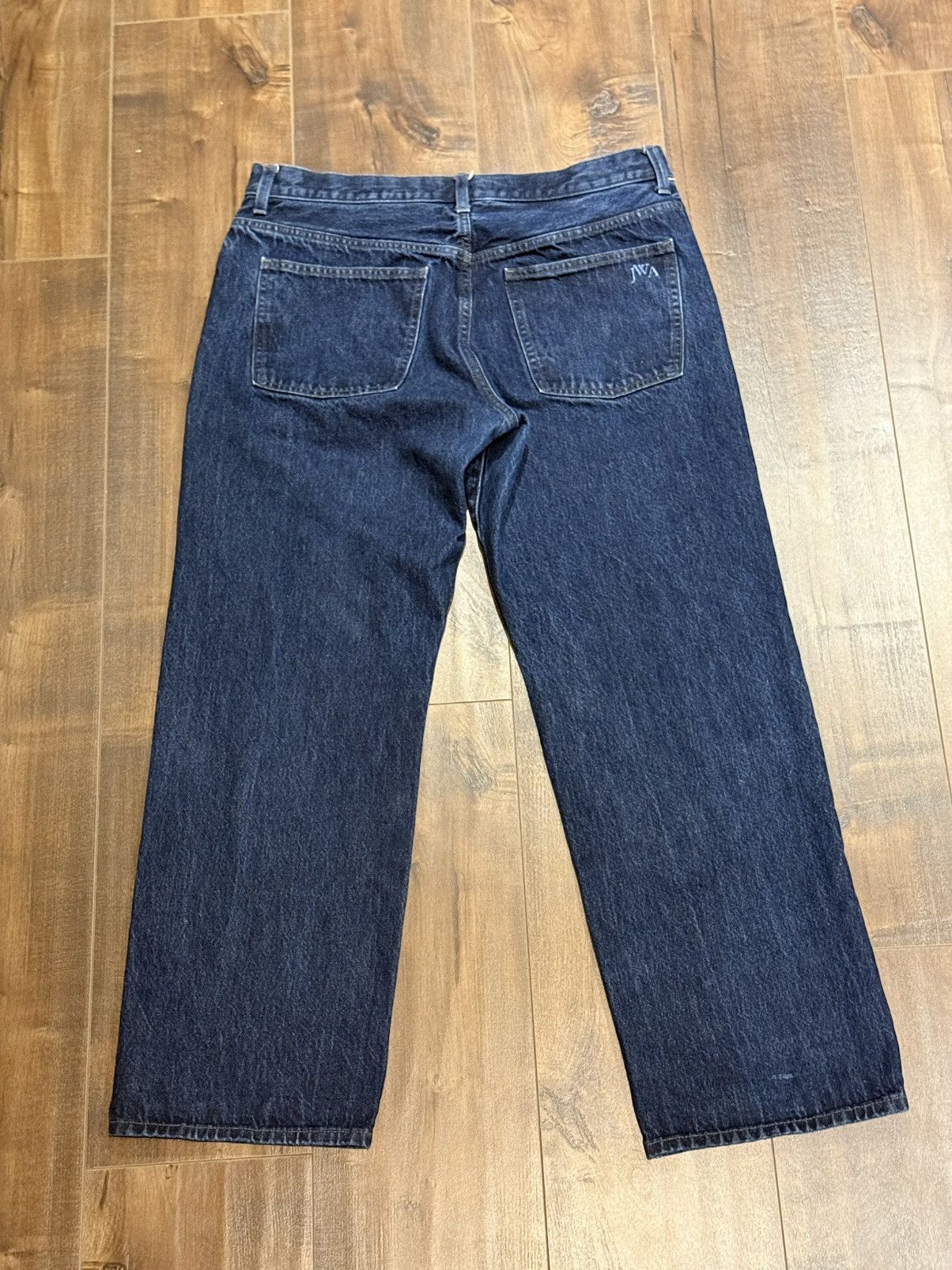 JW Anderson × Uniqlo Wide Leg Straight Jeans Size US 32 / EU 48 - 2 Thumbnail