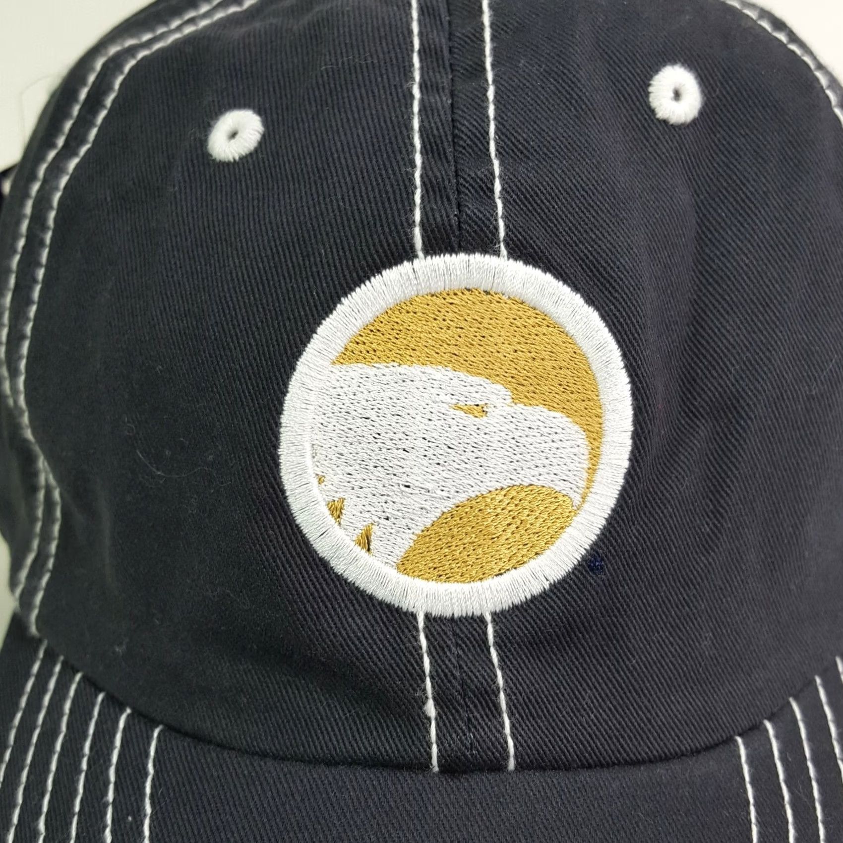 Vintage VINTAGE Eagles Snapback Adjustable Athletic Sports Hat Baseball Cap College Mens Black Spike Size ONE SIZE - 3 Thumbnail