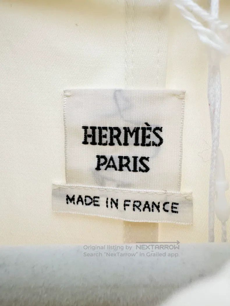 Hermes Hermes White zippered jacket Size XS / US 0-2 / IT 36-38 - 3 Thumbnail