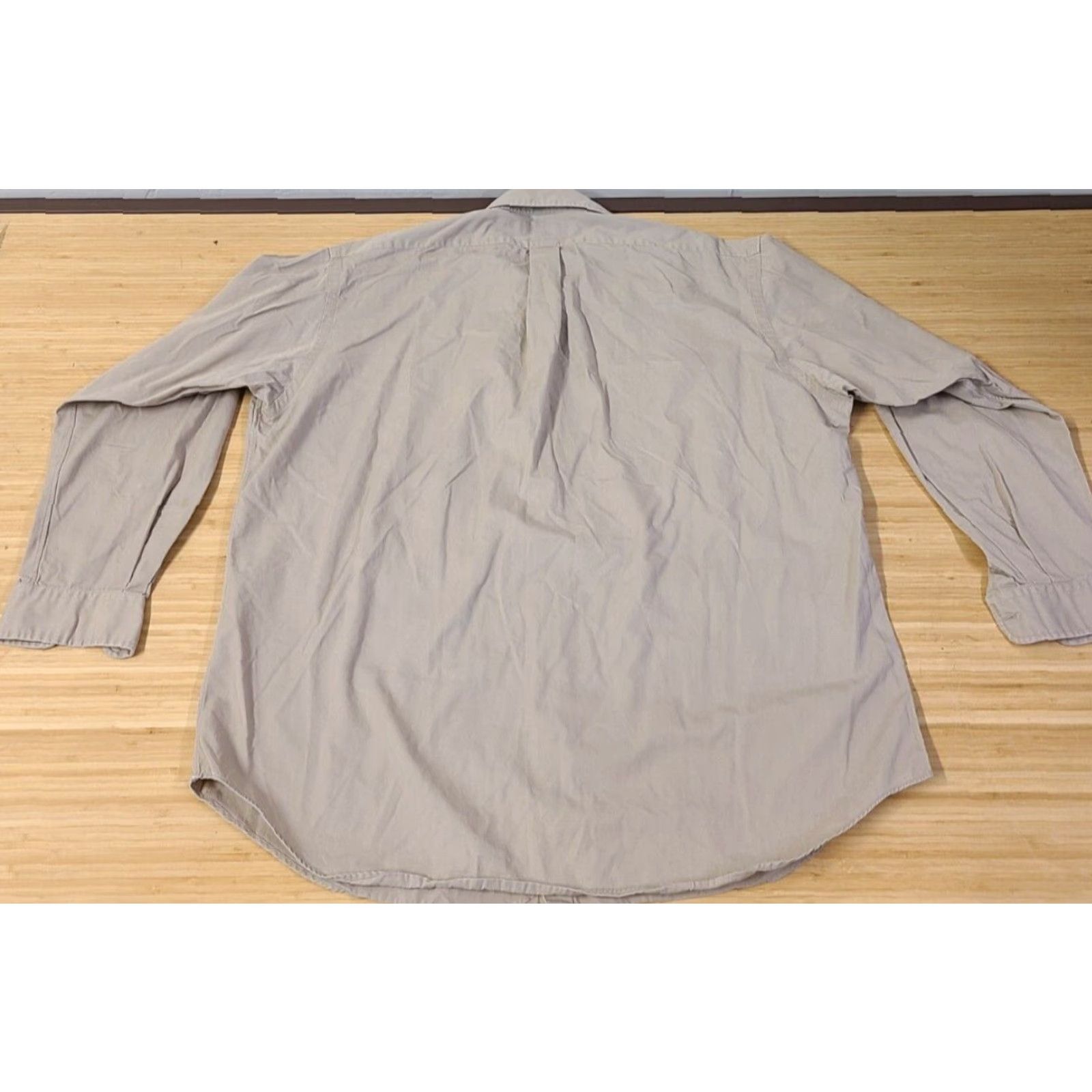 Polo Ralph Lauren Polo Ralph Lauren Shirt Men's Beige Large Long Sleeve Button Blake Cotton Size US L / EU 52-54 / 3 - 6 Thumbnail