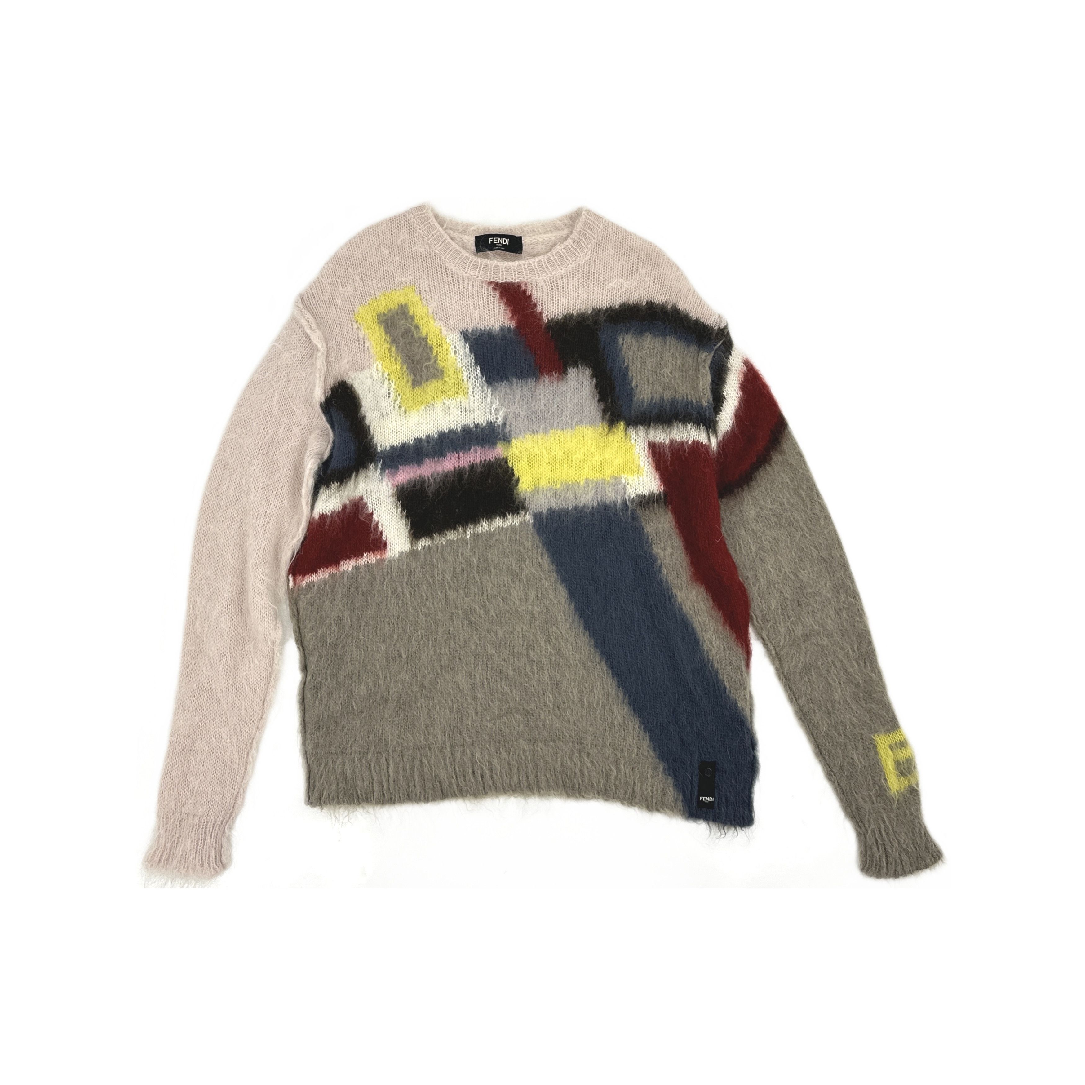 Fendi Fendi Multi-Color Wool Sweater Size M Size US M / EU 48-50 / 2 - 1 Thumbnail