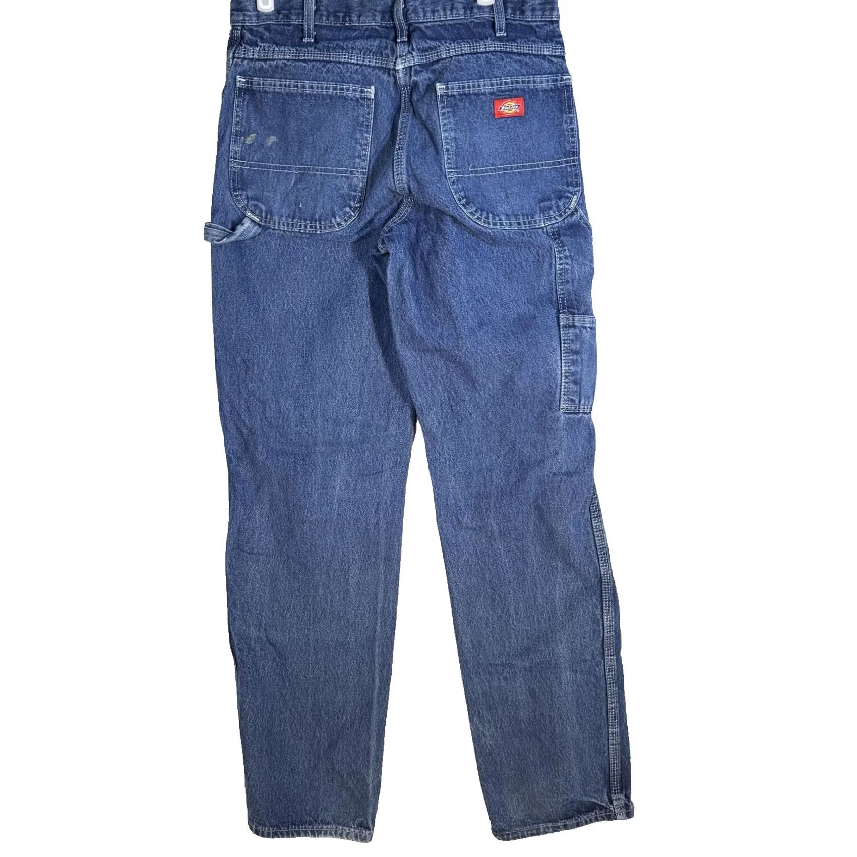 Dickies Dickies Jeans Mens 32x34 Blue Carpenter Hammer Loop Utility Denim Size US 32 / EU 48 - 2 Thumbnail