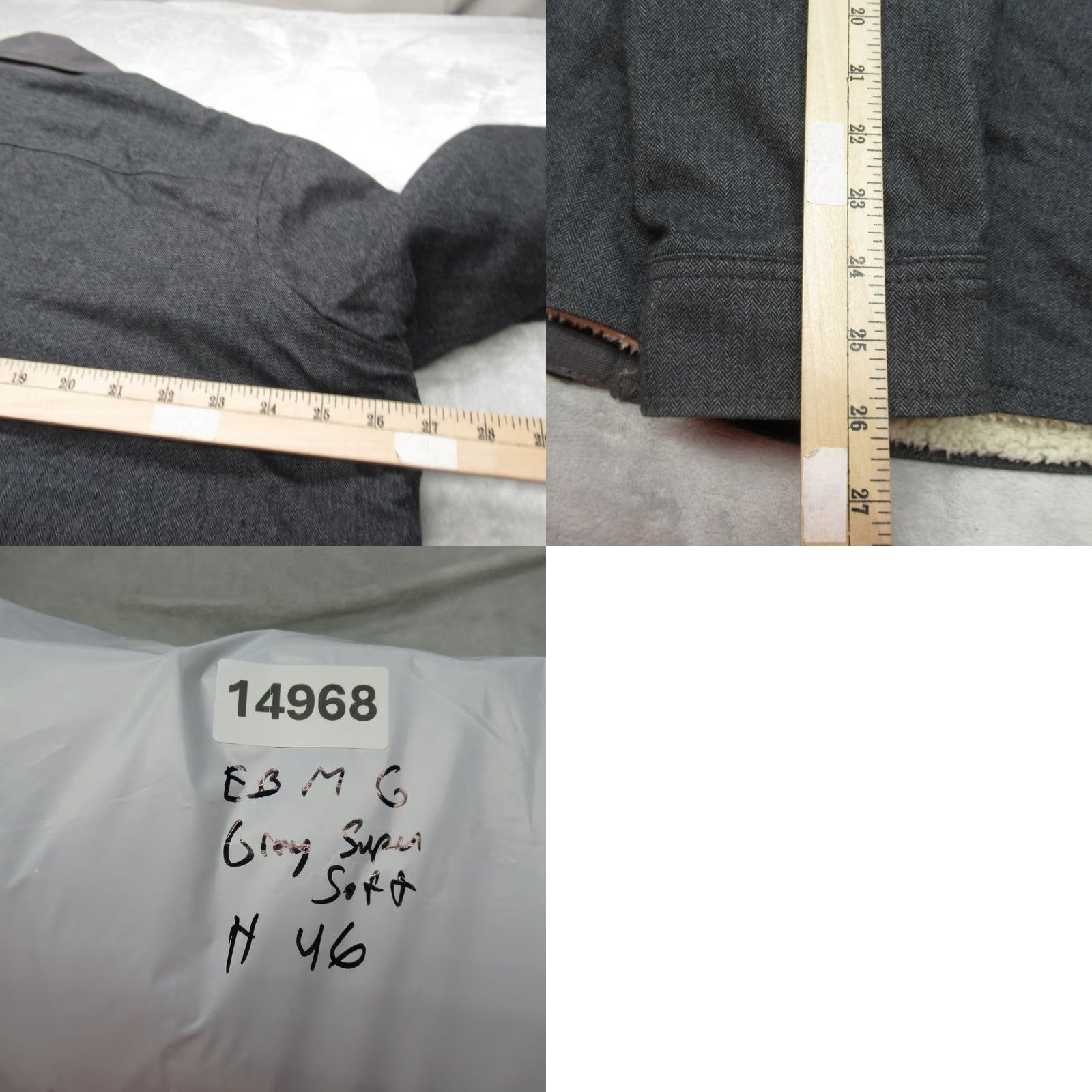 Eddie Bauer Eddie Bauer Shirt Jacket Mens XL Gray Full Zip Pockets Insulated Lined Sherpa Cotton Polyester Outdoor Retro Size US XL / EU 56 / 4 - 9 Thumbnail