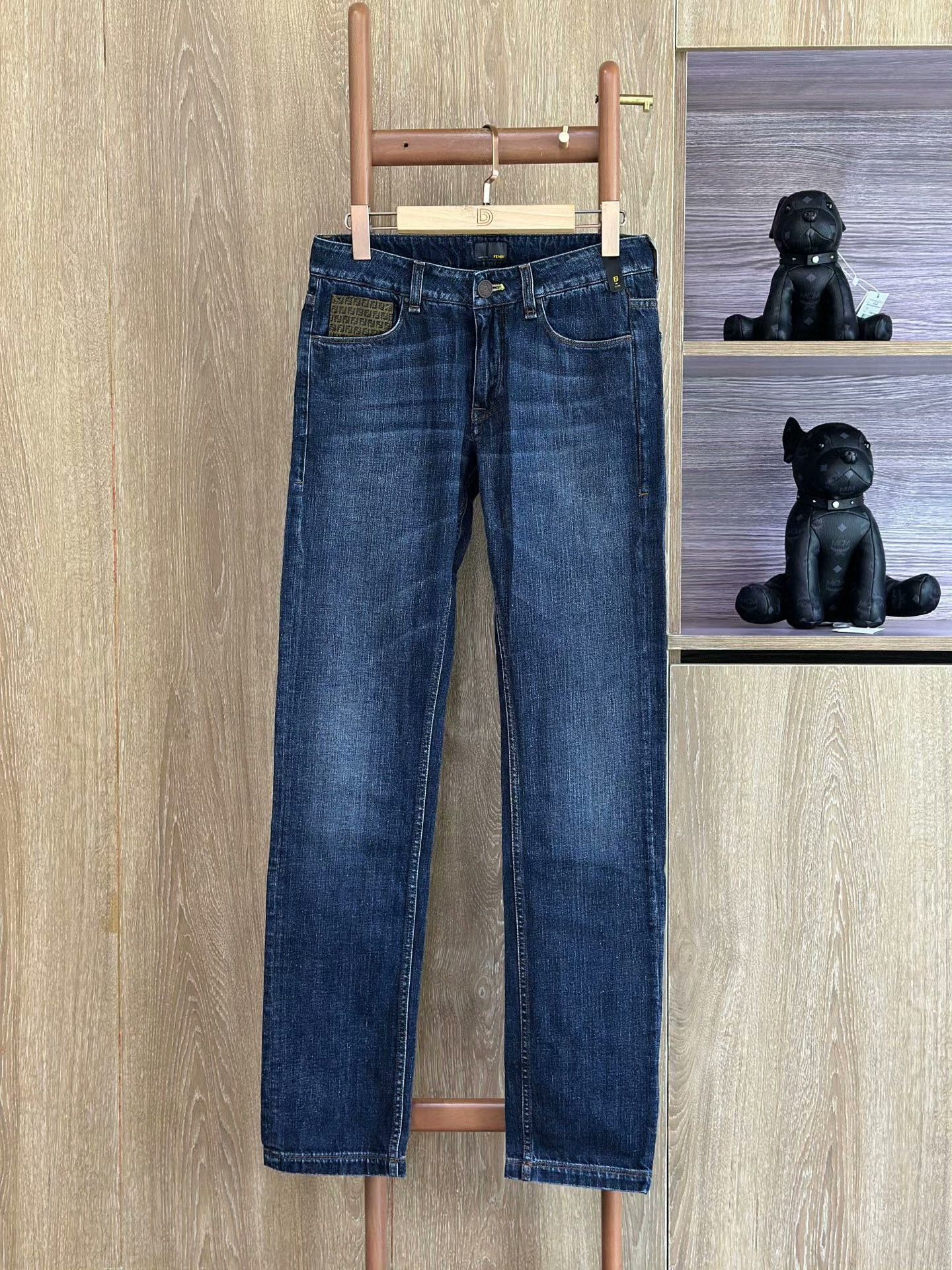 Fendi FENDI Dark Blue Casual Jeans Size US 31 - 1 Thumbnail