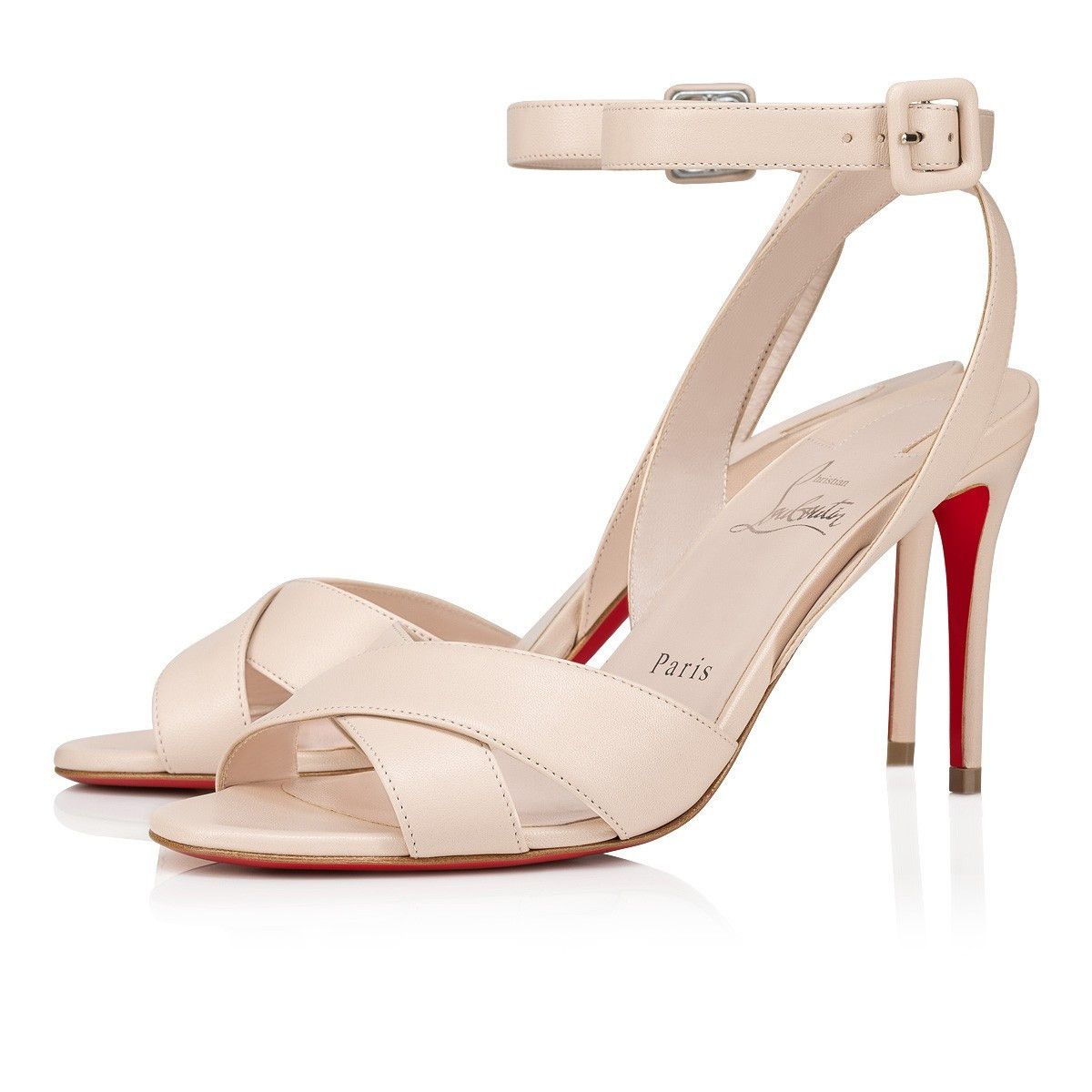Christian Louboutin o1s1wg110125 Mariza Pumps in Nude Size US 8 / IT 38 - 1 Thumbnail