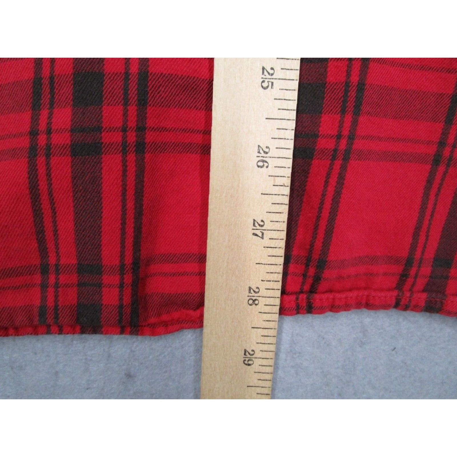 Ralph Lauren Ralph Lauren Denim Supply Mens Large Red Flannel Button Up Shirt Size US L / EU 52-54 / 3 - 7 Thumbnail