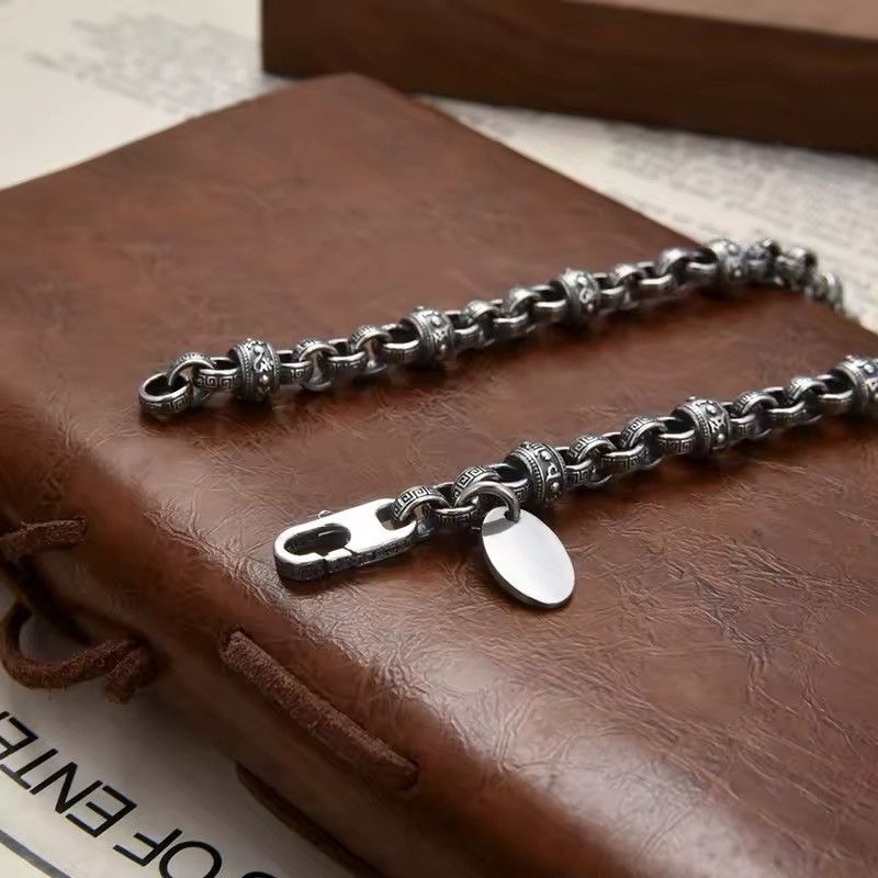Jewelry Six-character Retro Hipster Necklace Size ONE SIZE - 4 Thumbnail