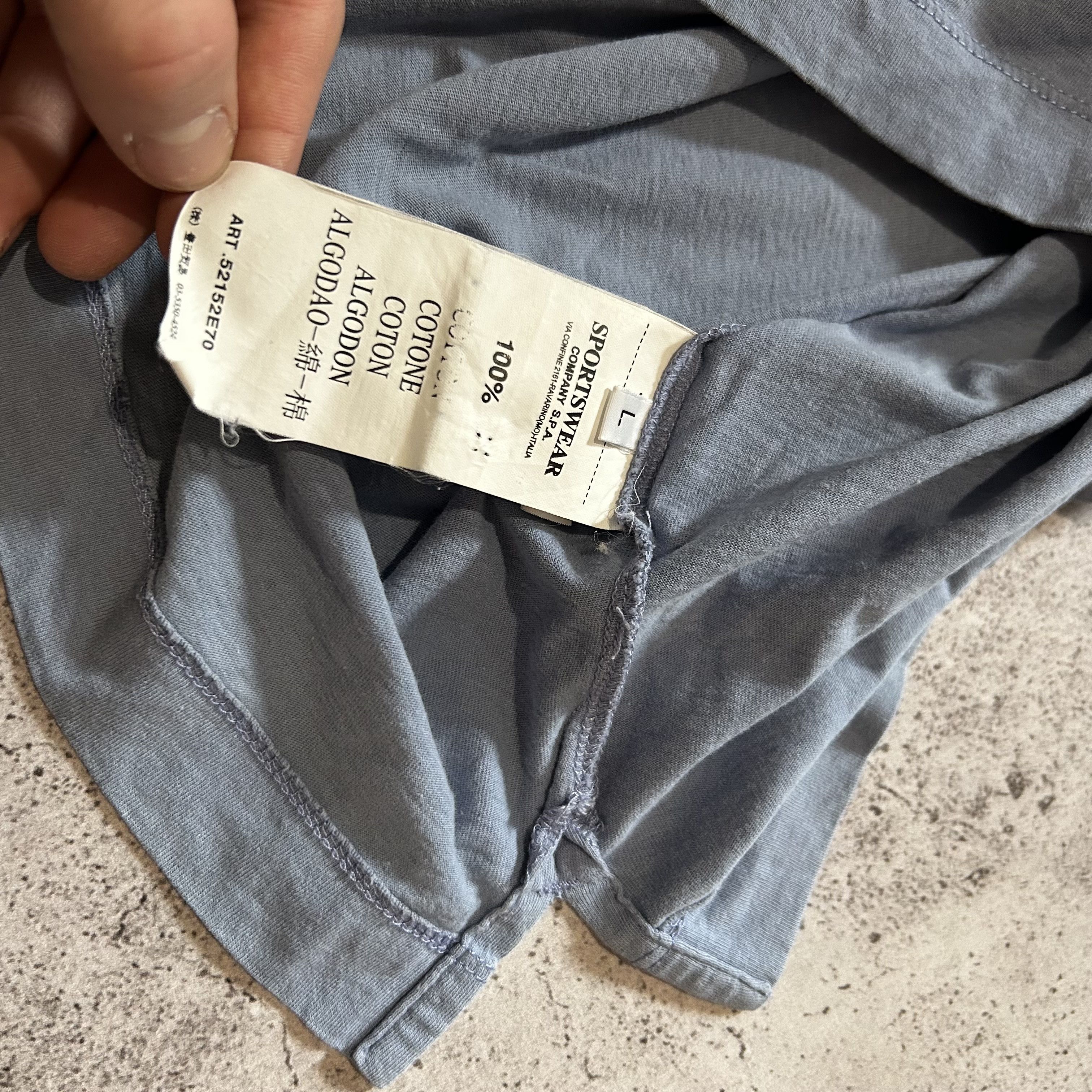 Massimo Osti × Stone Island Vintage Stone Island polo with big logo Size US L / EU 52-54 / 3 - 5 Thumbnail